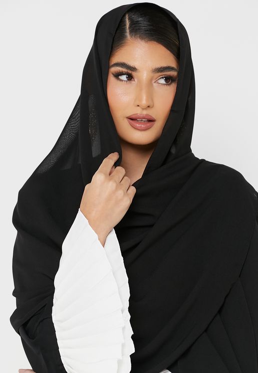 Women open front abaya saudi arabia/dubai abaya.sizes 54.56-linen/Neda strips 