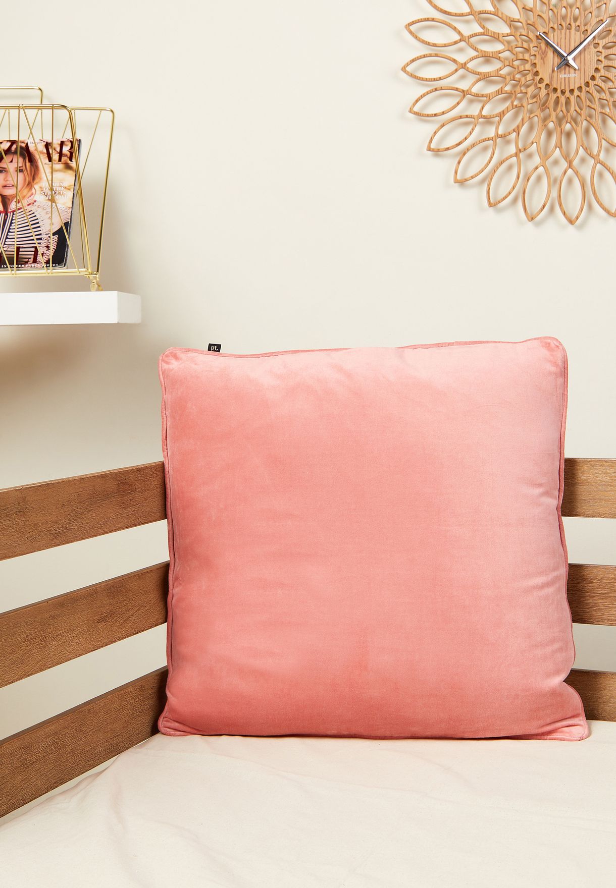 Luxurious XL Velvet Square Cushion