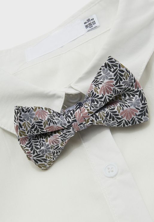 Sortout Floral Jacquard Bow Tie