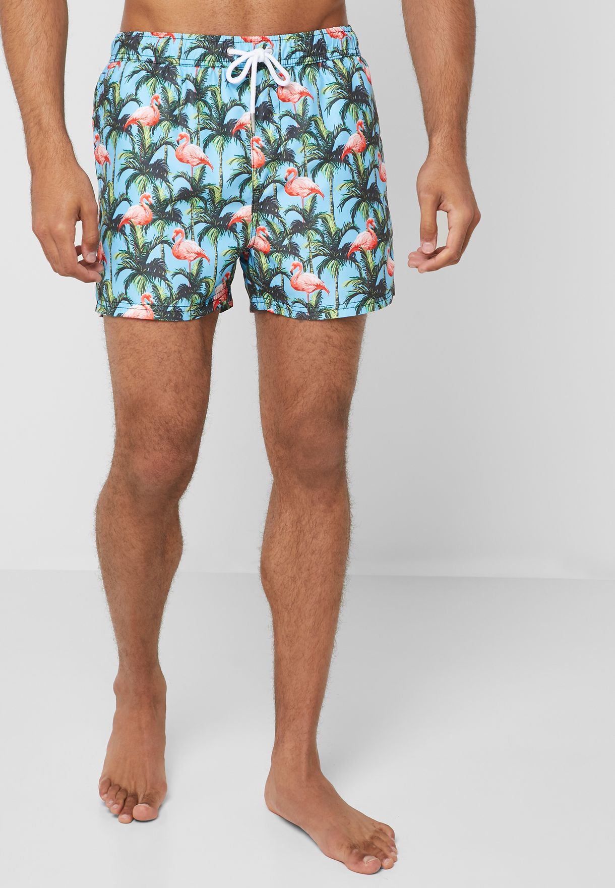 ted baker flamingo swim shorts