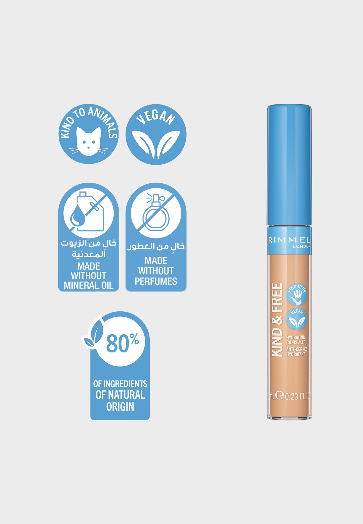 Kind & Free Concealer - All-Day Hydrating L 010 Fair