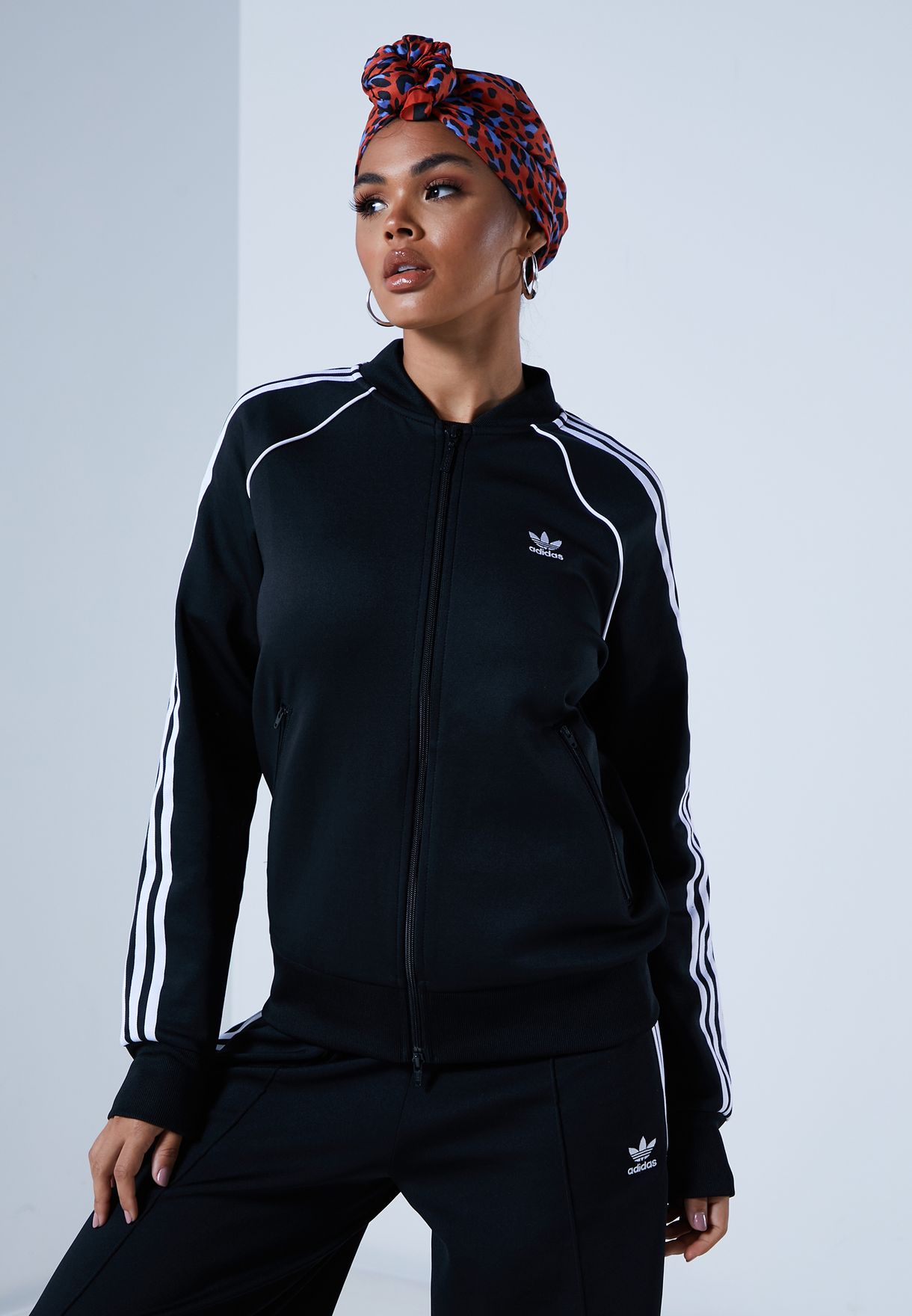 Buy adidas Originals black SST Adicolor Casual Womens Track Top for ...