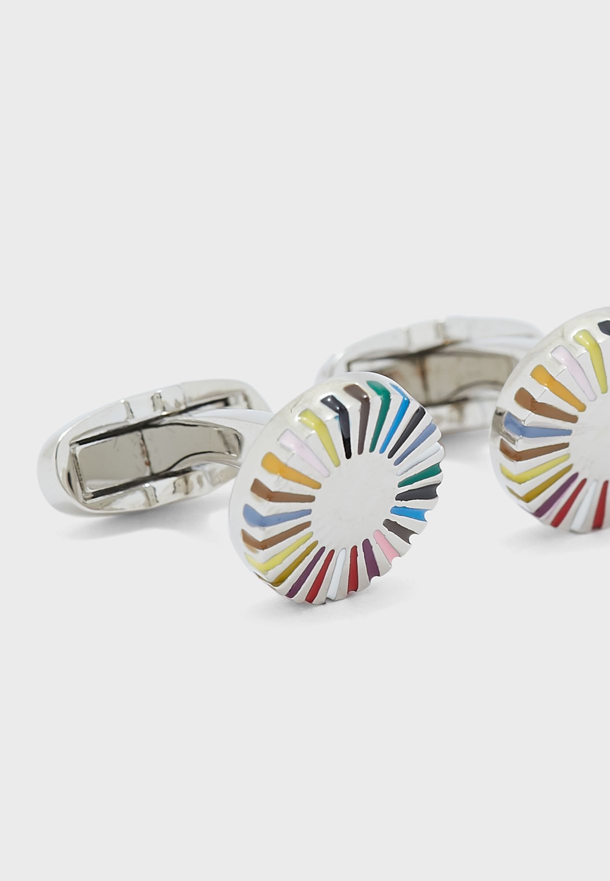 Round Cufflinks In Gift Box