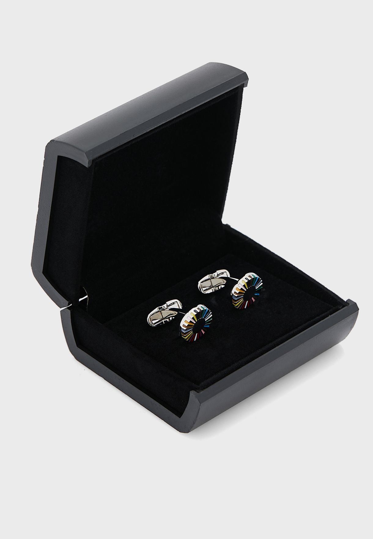 Round Cufflinks In Gift Box