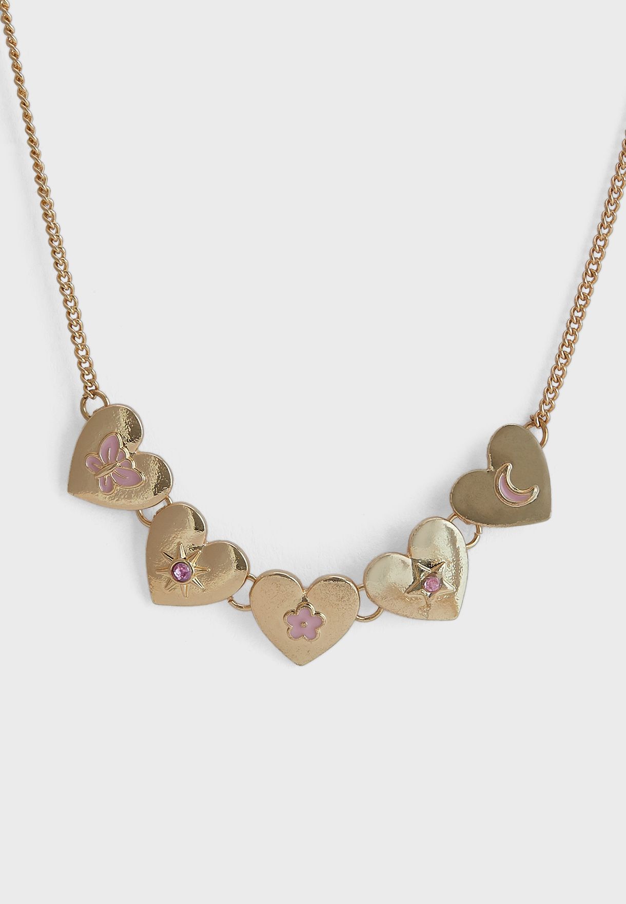 Kids Jewellery Set Heart Necklace