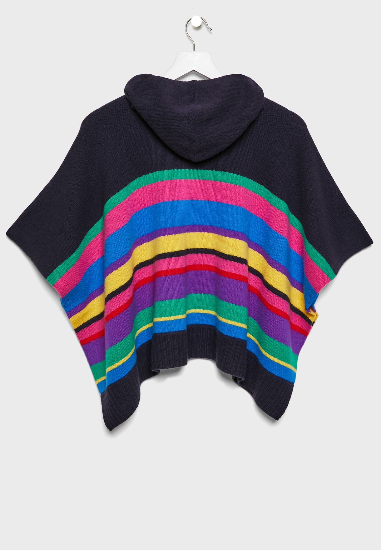Kids Hooded Poncho Sweater