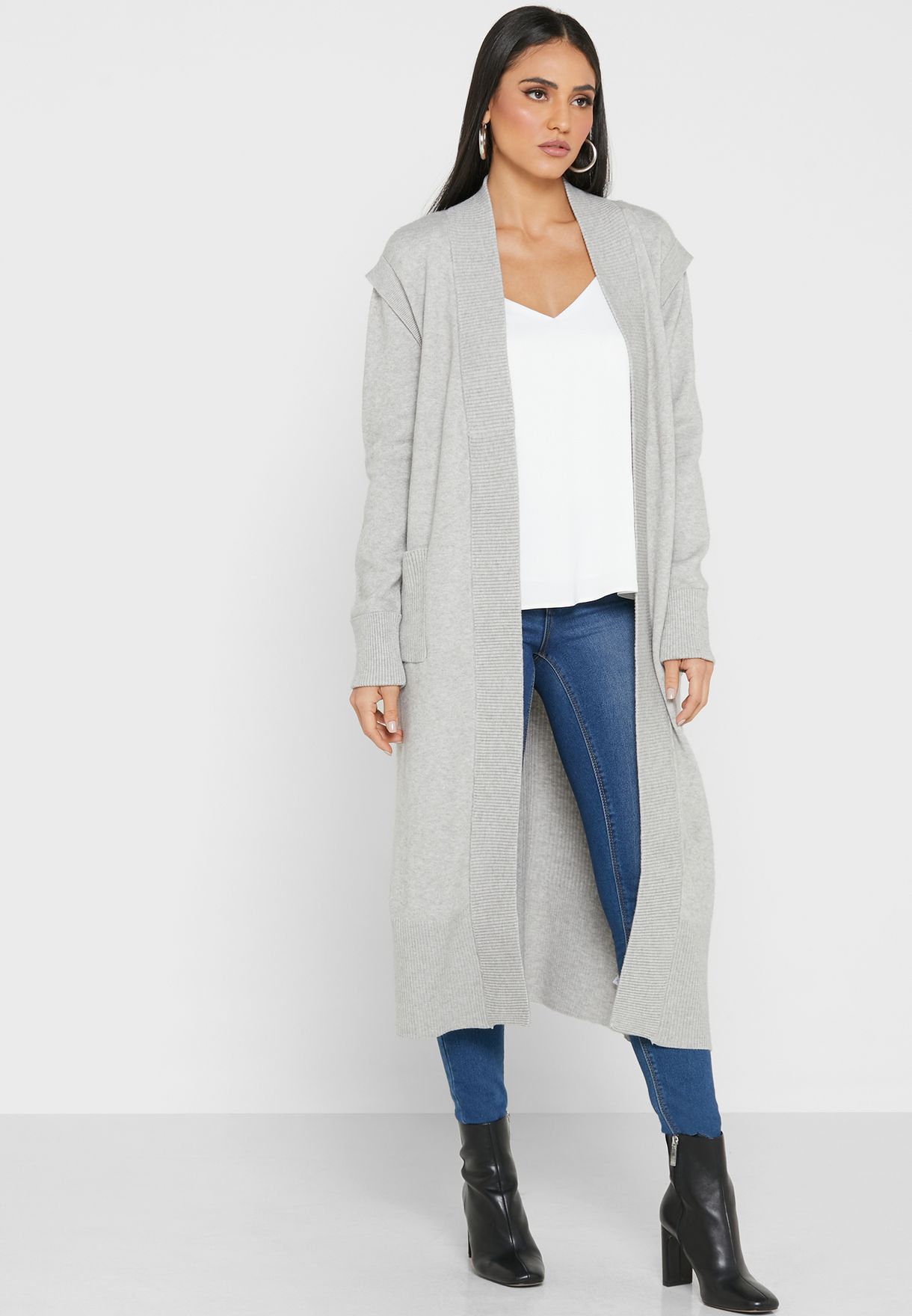 river island longline cardigan