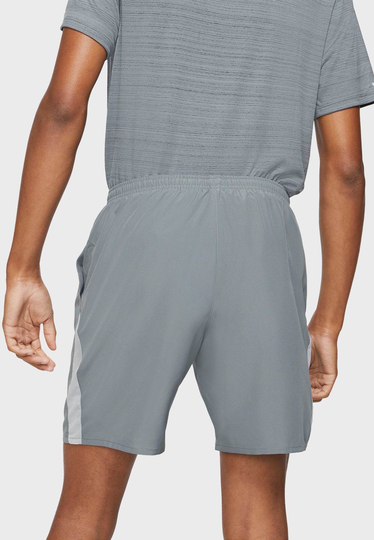 nike grey running shorts