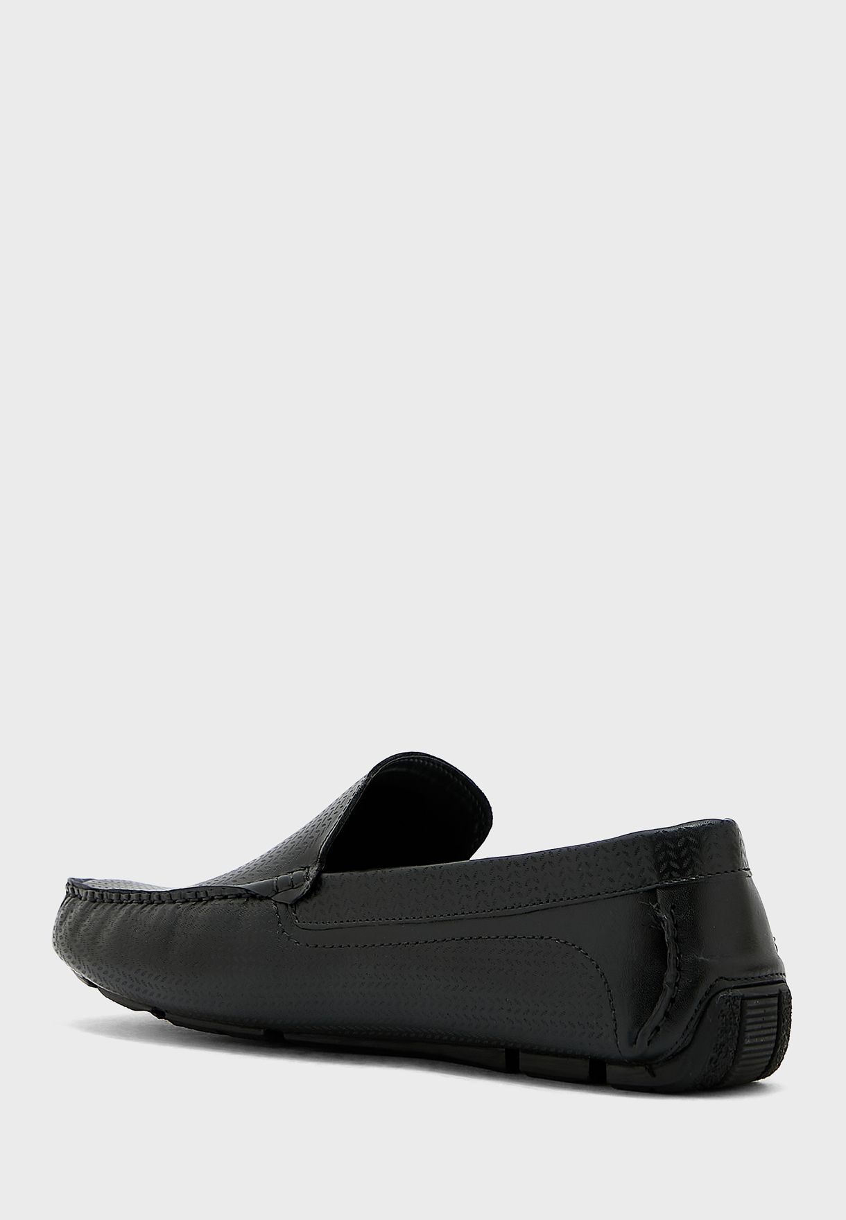 Genuine Leather Textured Loafers