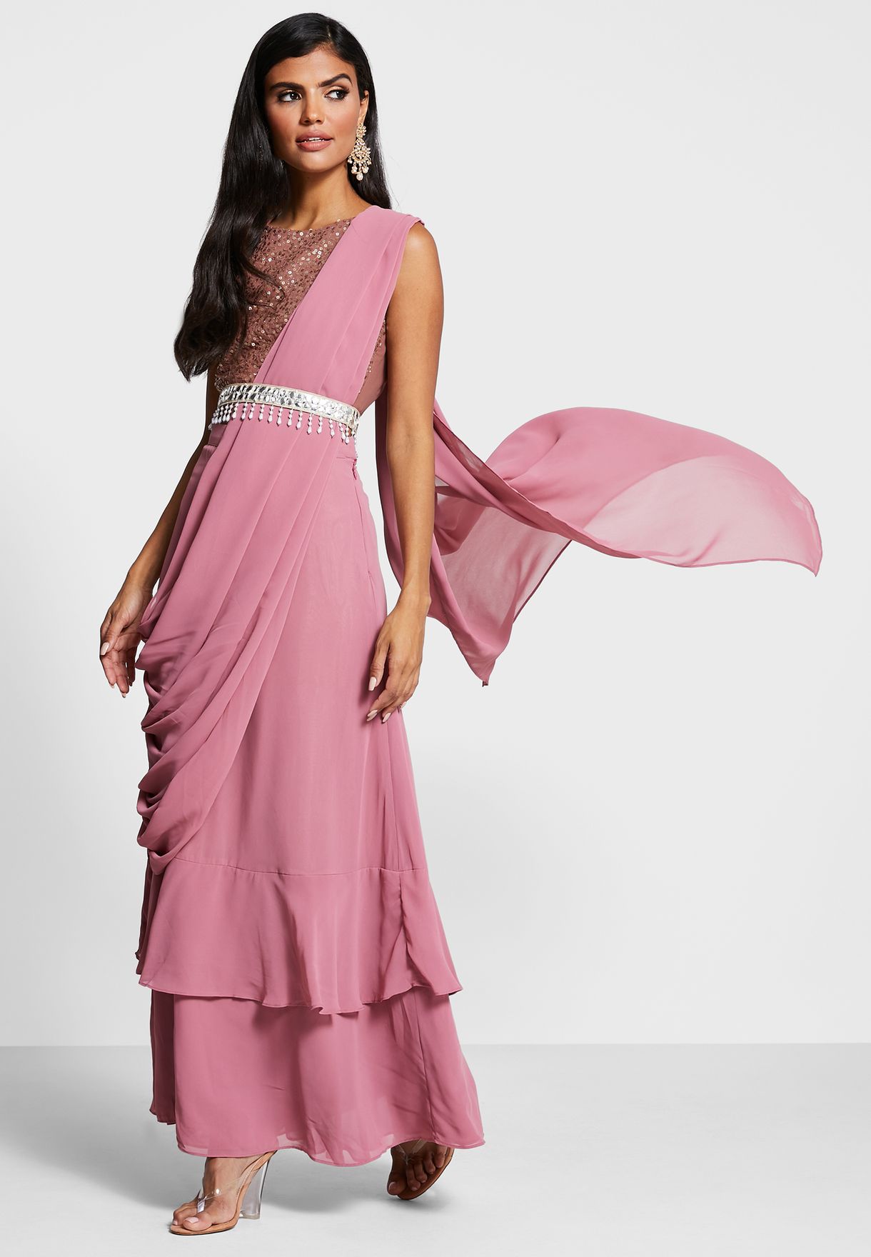 indya pink dress