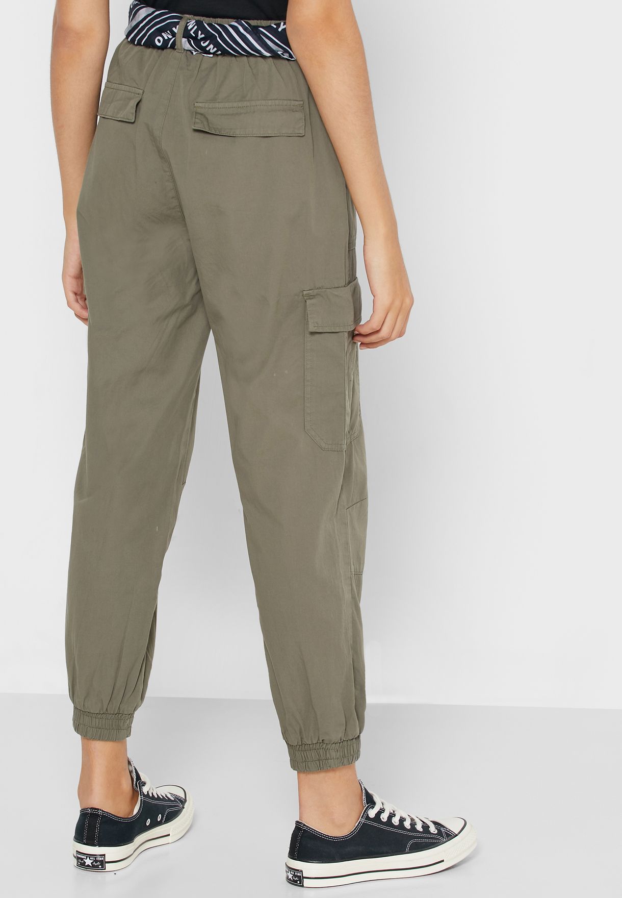 cargo belted pants