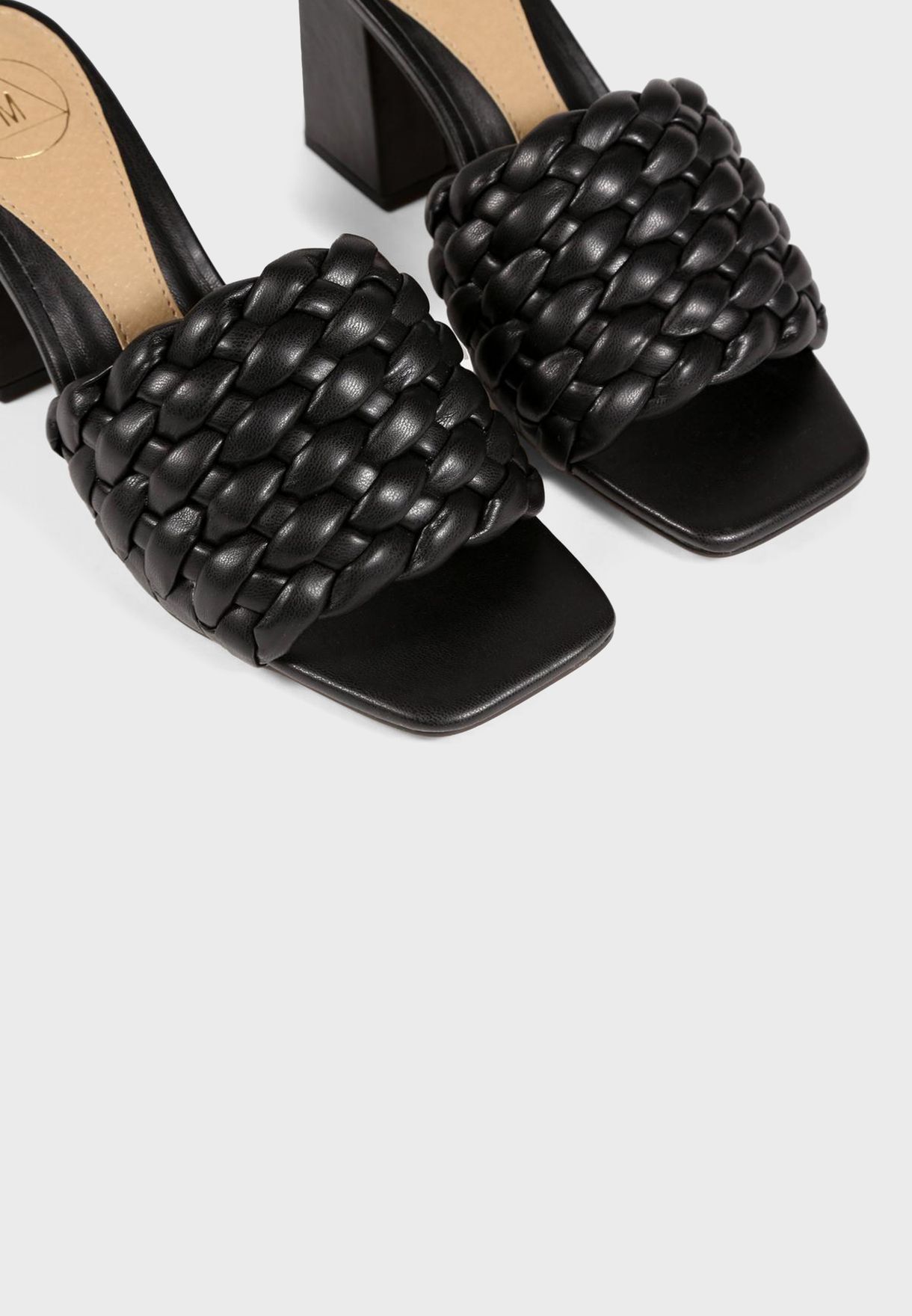 braided mule sandal