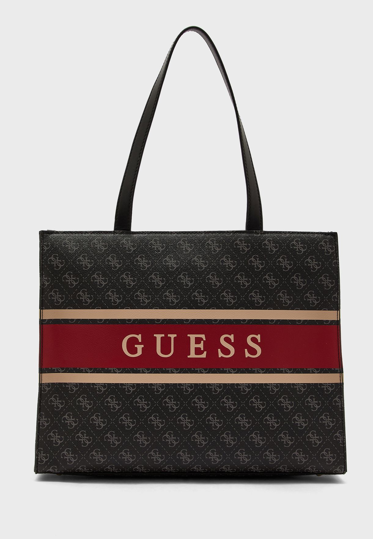 guess tote bag red