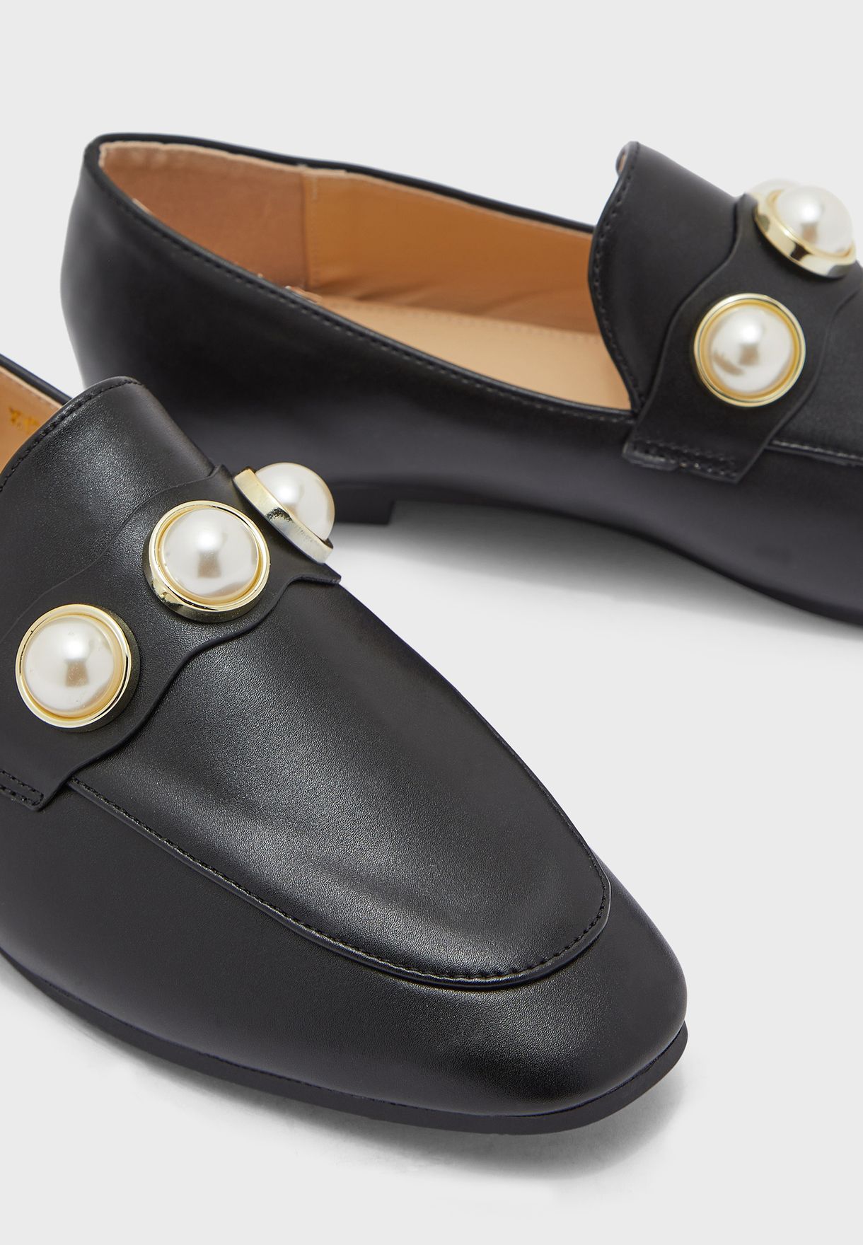 Pearl Detail Loafer