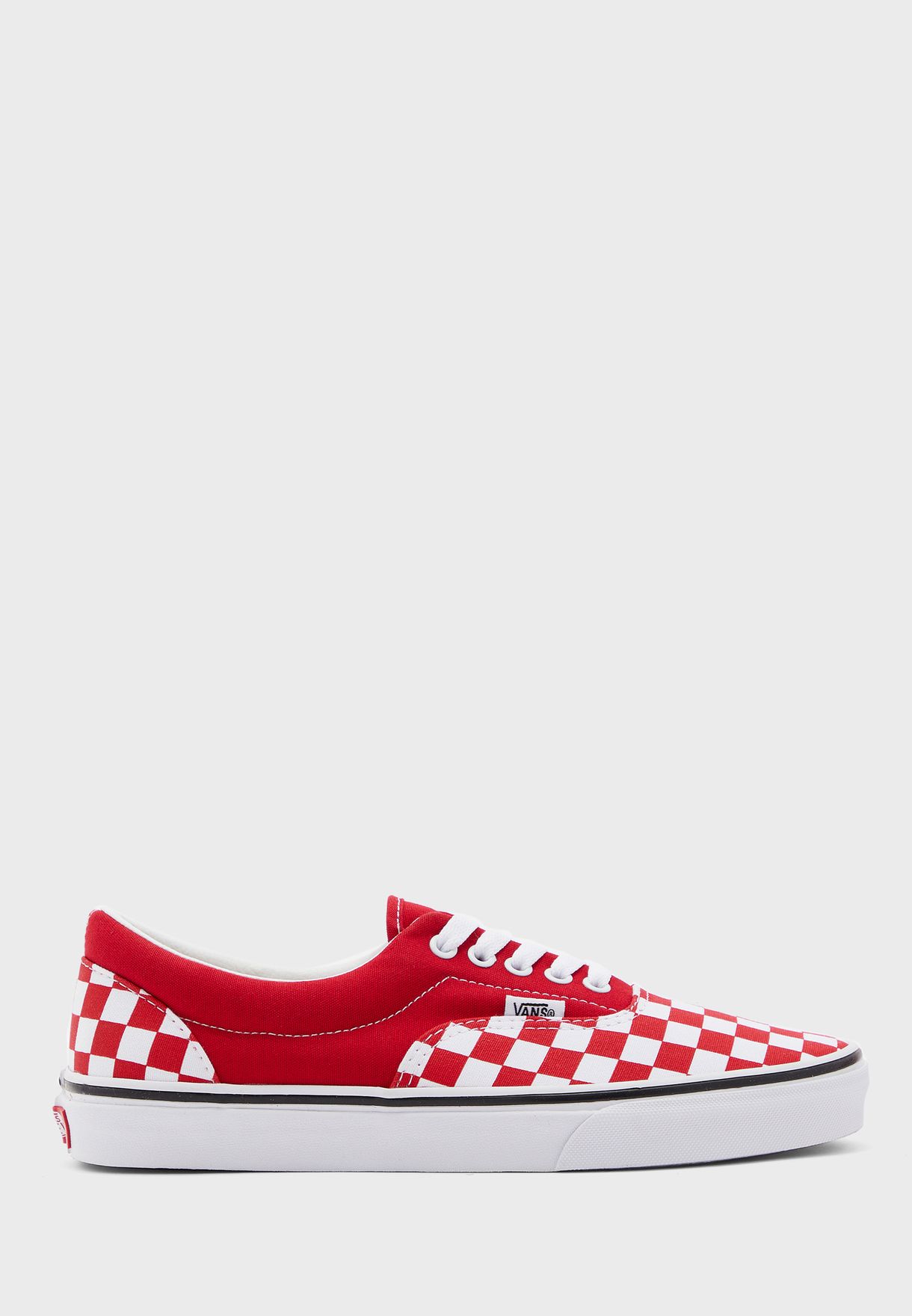 vans era red checkerboard