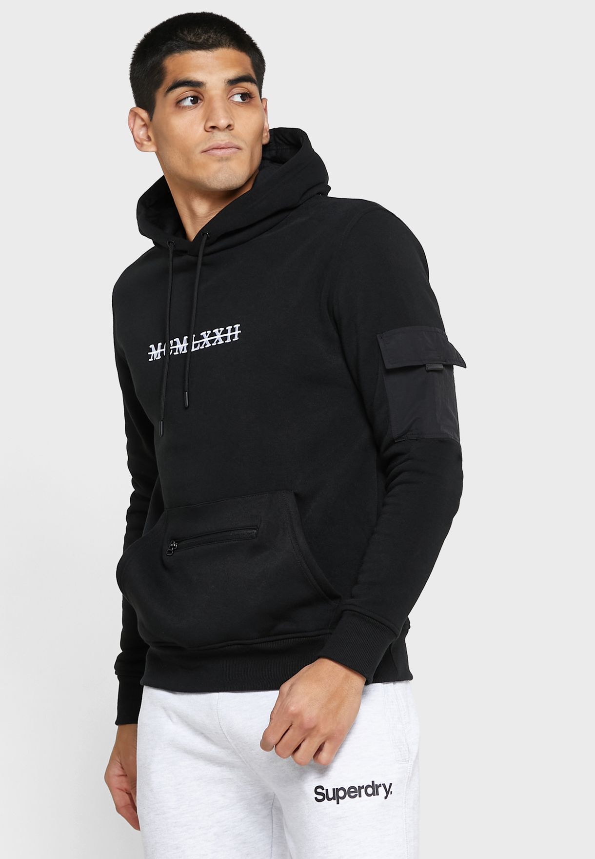 Bravesoul Hoody With Embroidery To Chest