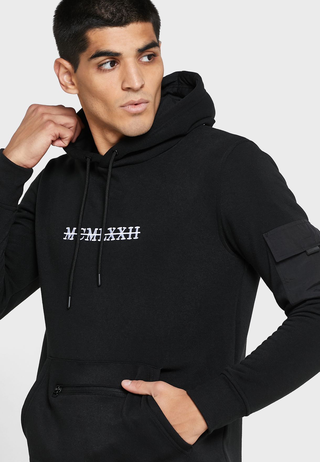 Bravesoul Hoody With Embroidery To Chest
