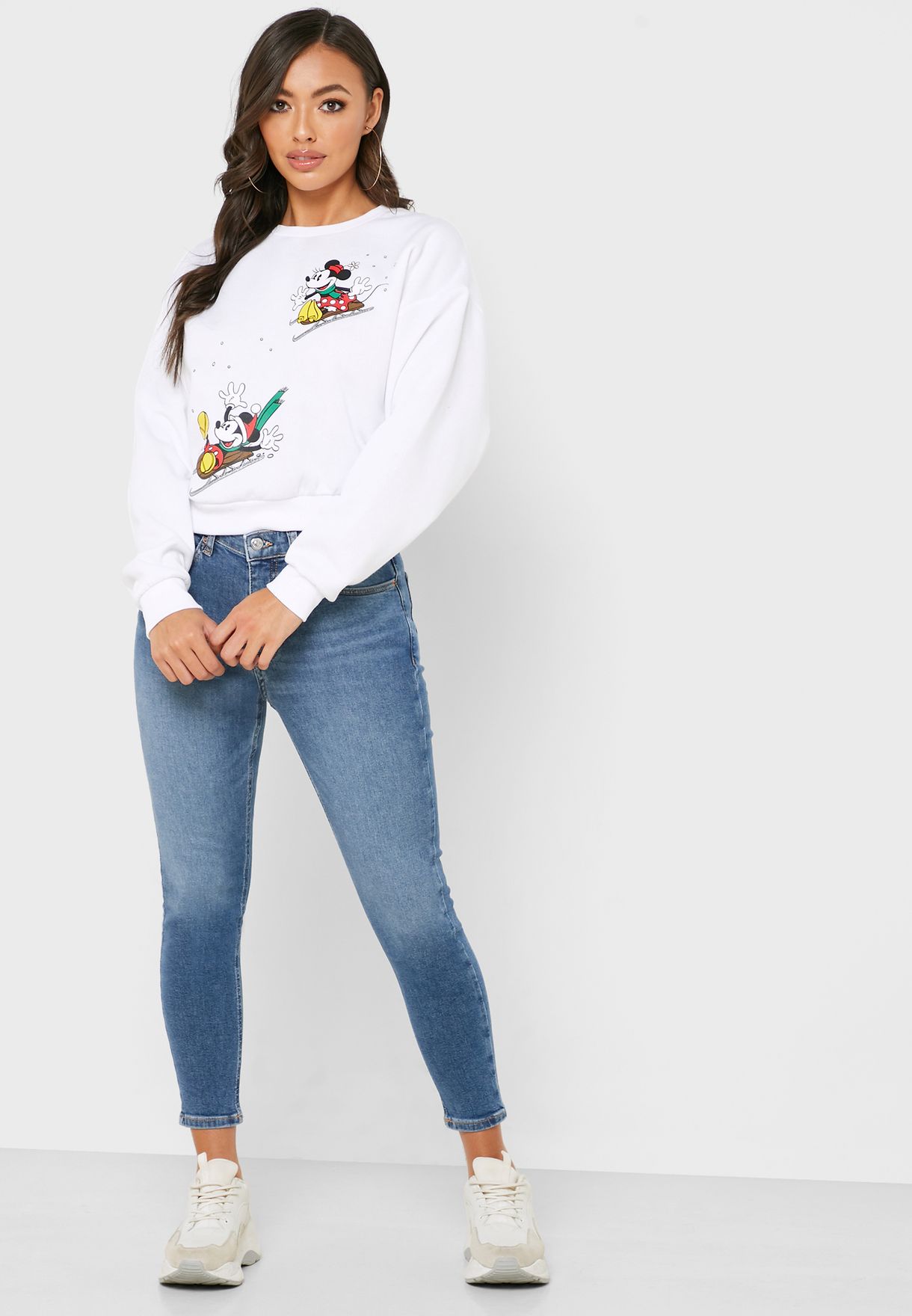 white disney sweatshirt