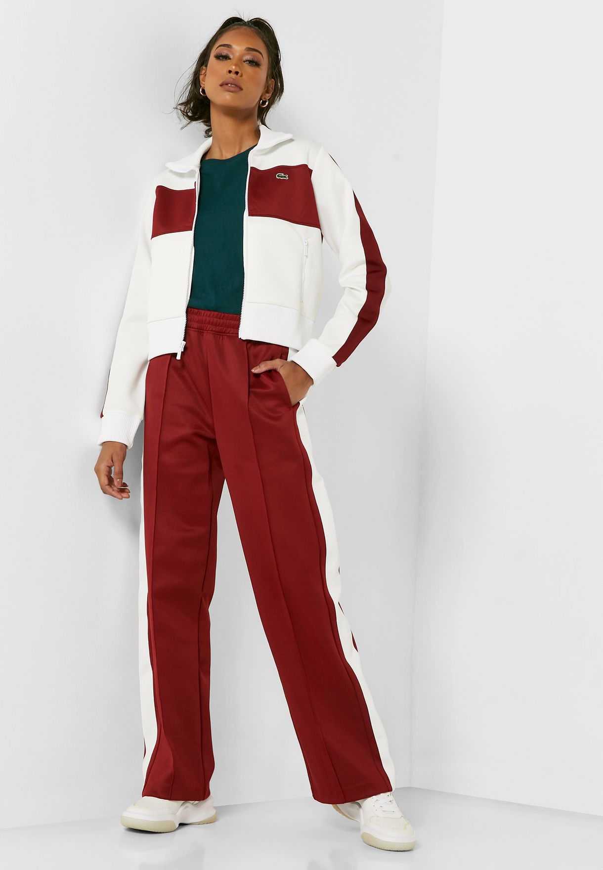 Drawstring Detail High Waist Pants