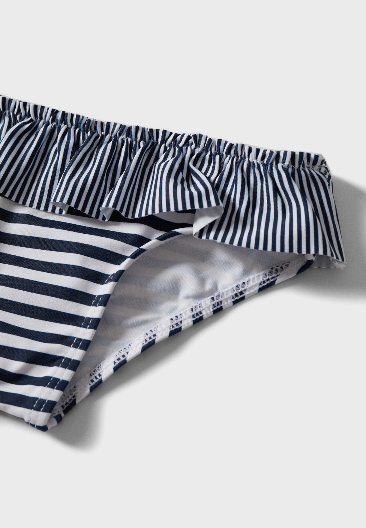 Infant Striped Ruffle Bikini Bottoms