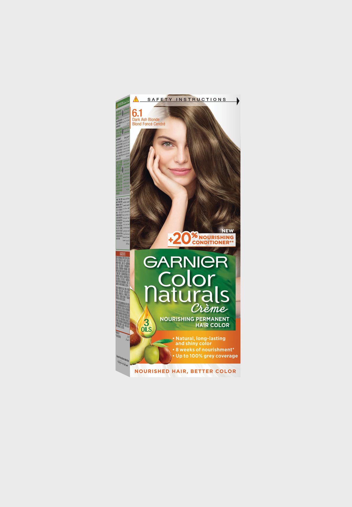 Buy Garnier clear Color Naturals  Hair Color Dark Ash Blonde for Women  in Manama, Riffa