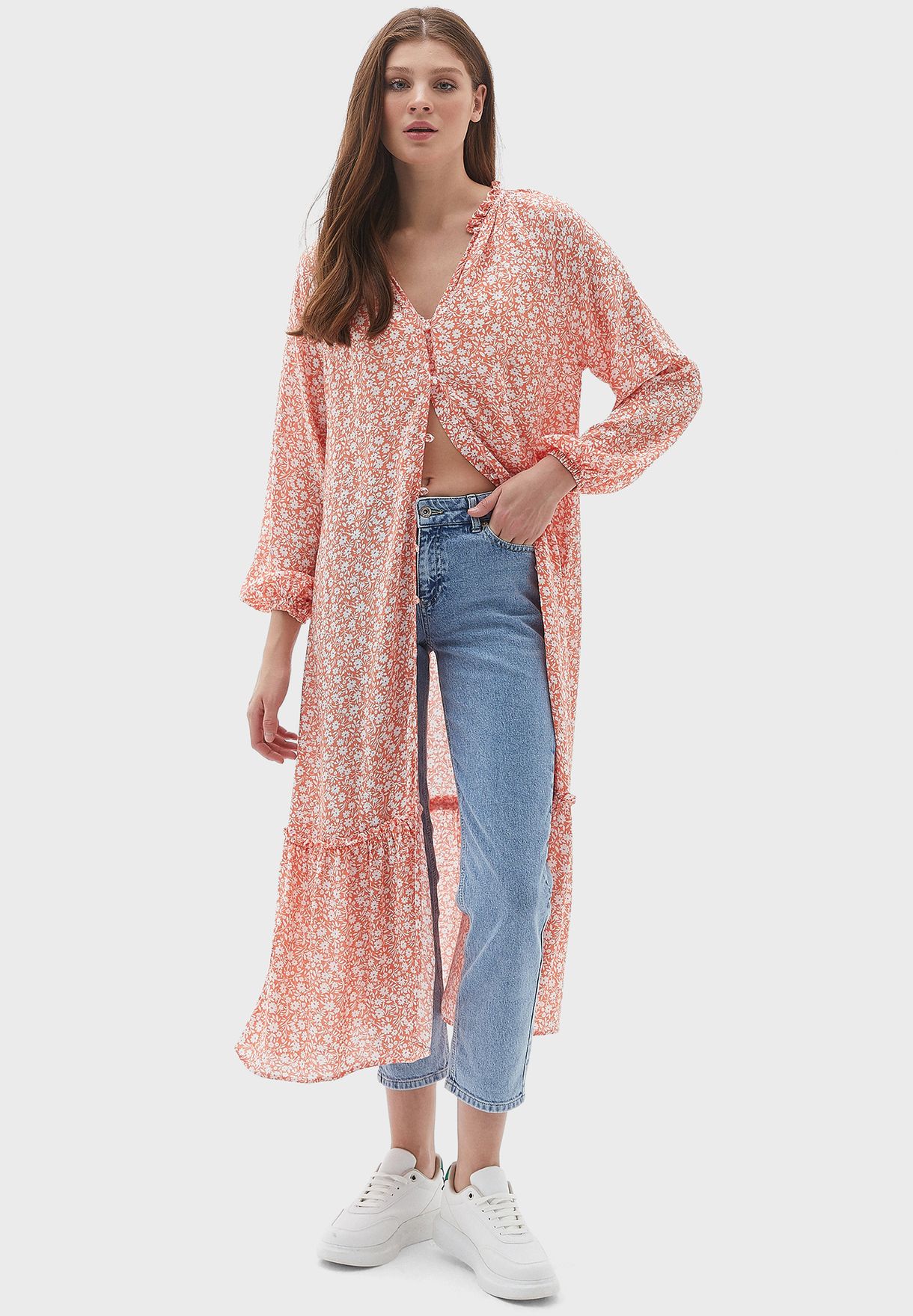 button down kimono