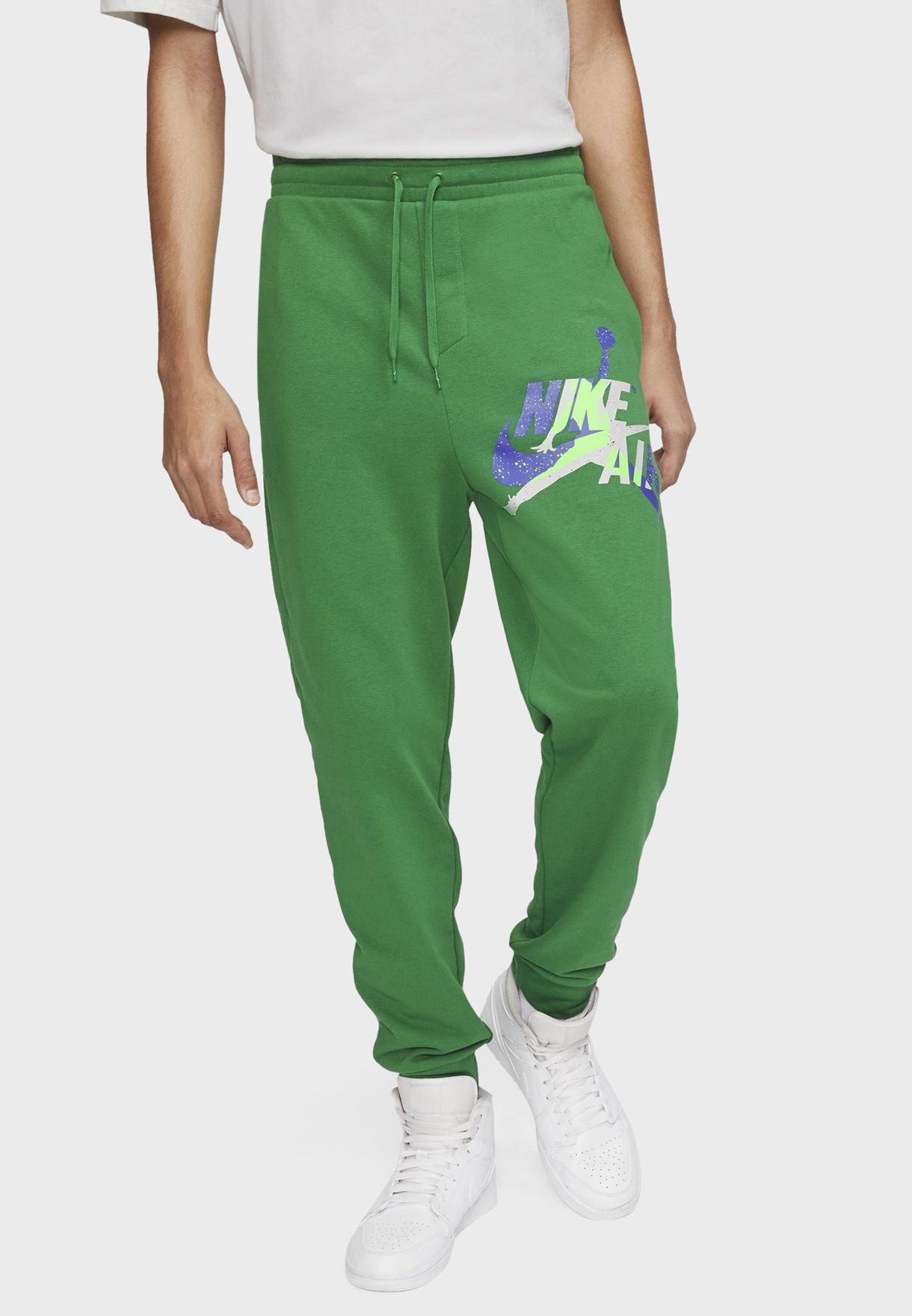 green jordan sweatpants