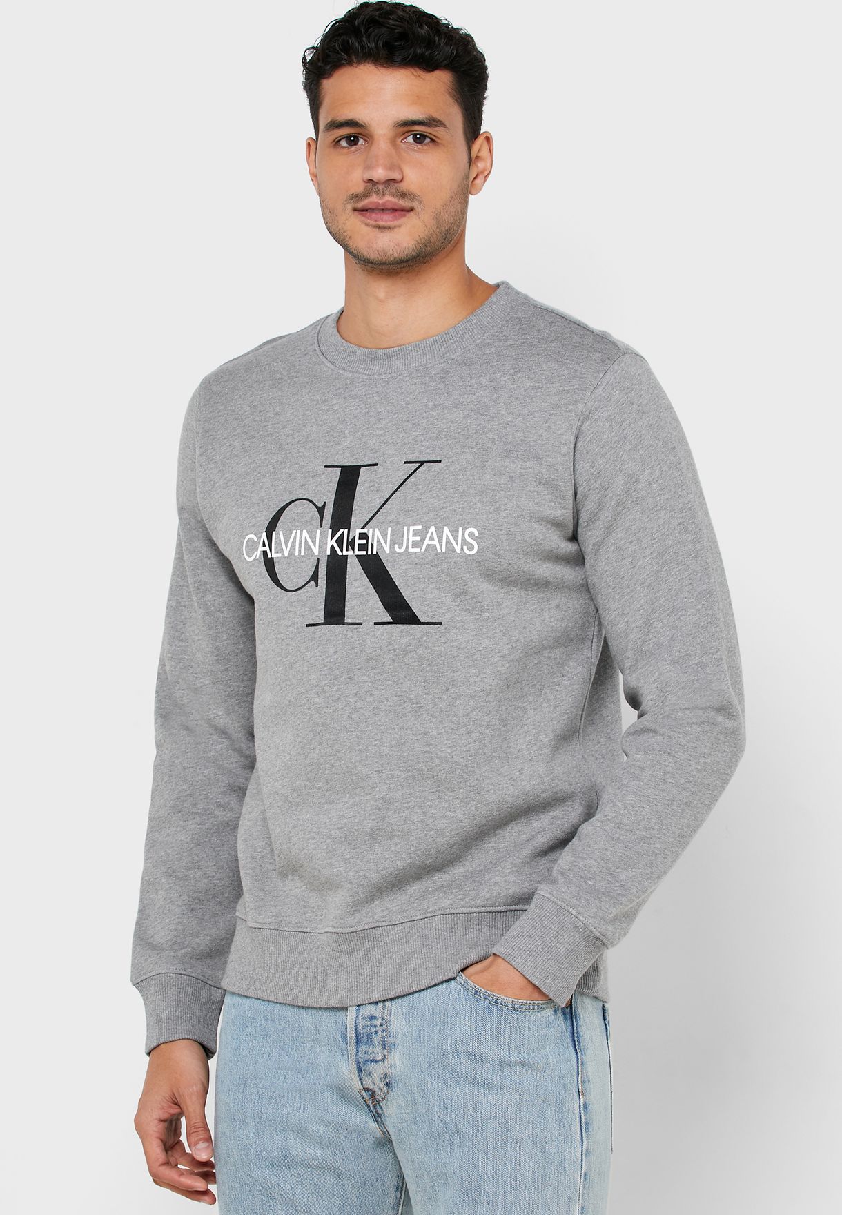 Calvin Klein Monogram Sweatshirt Hot Sale, UP TO 59% OFF | www 