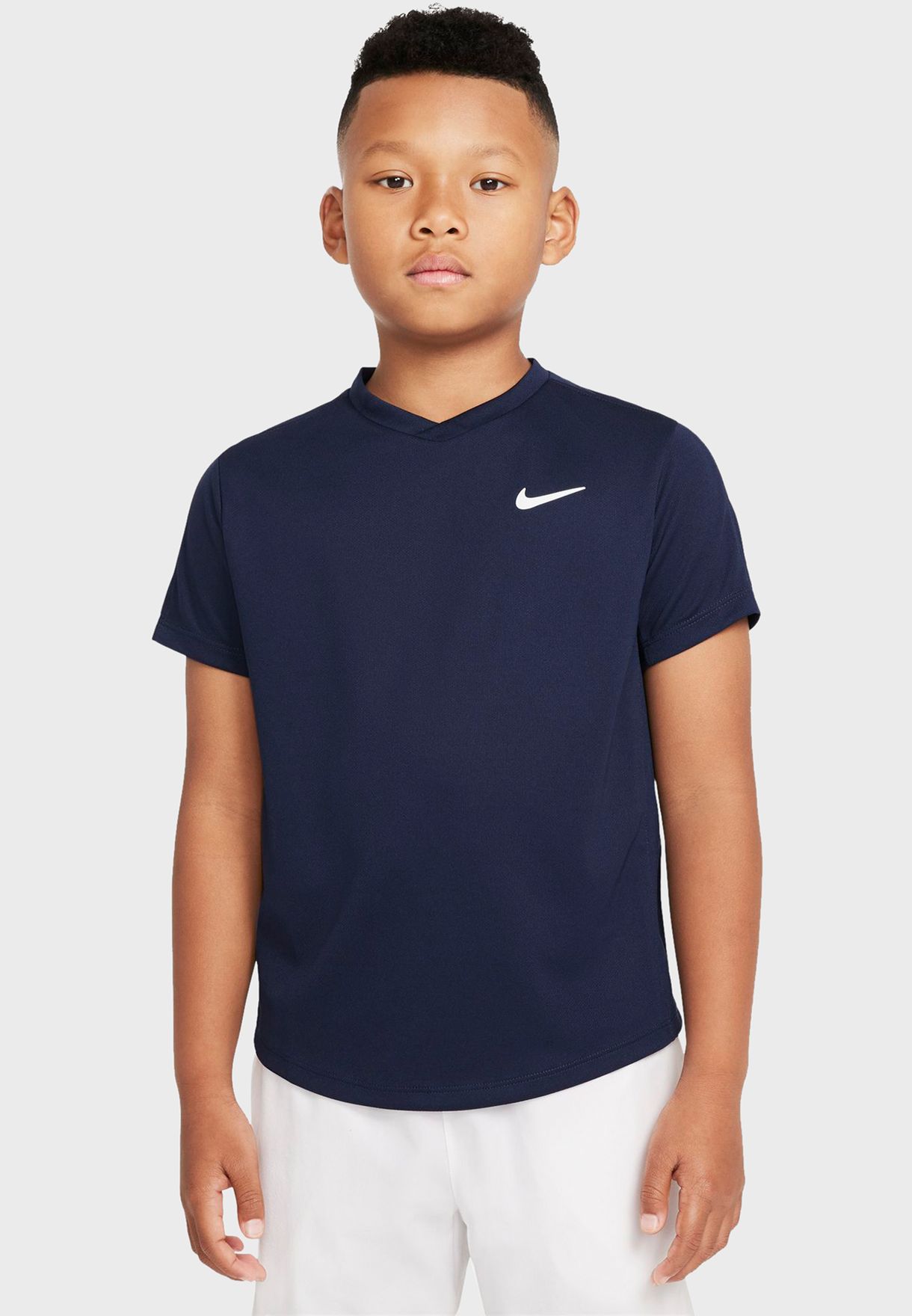 Buy Nike navy Youth Dri-Fit Victory T-Shirt for Kids in Dubai, Abu Dhabi
