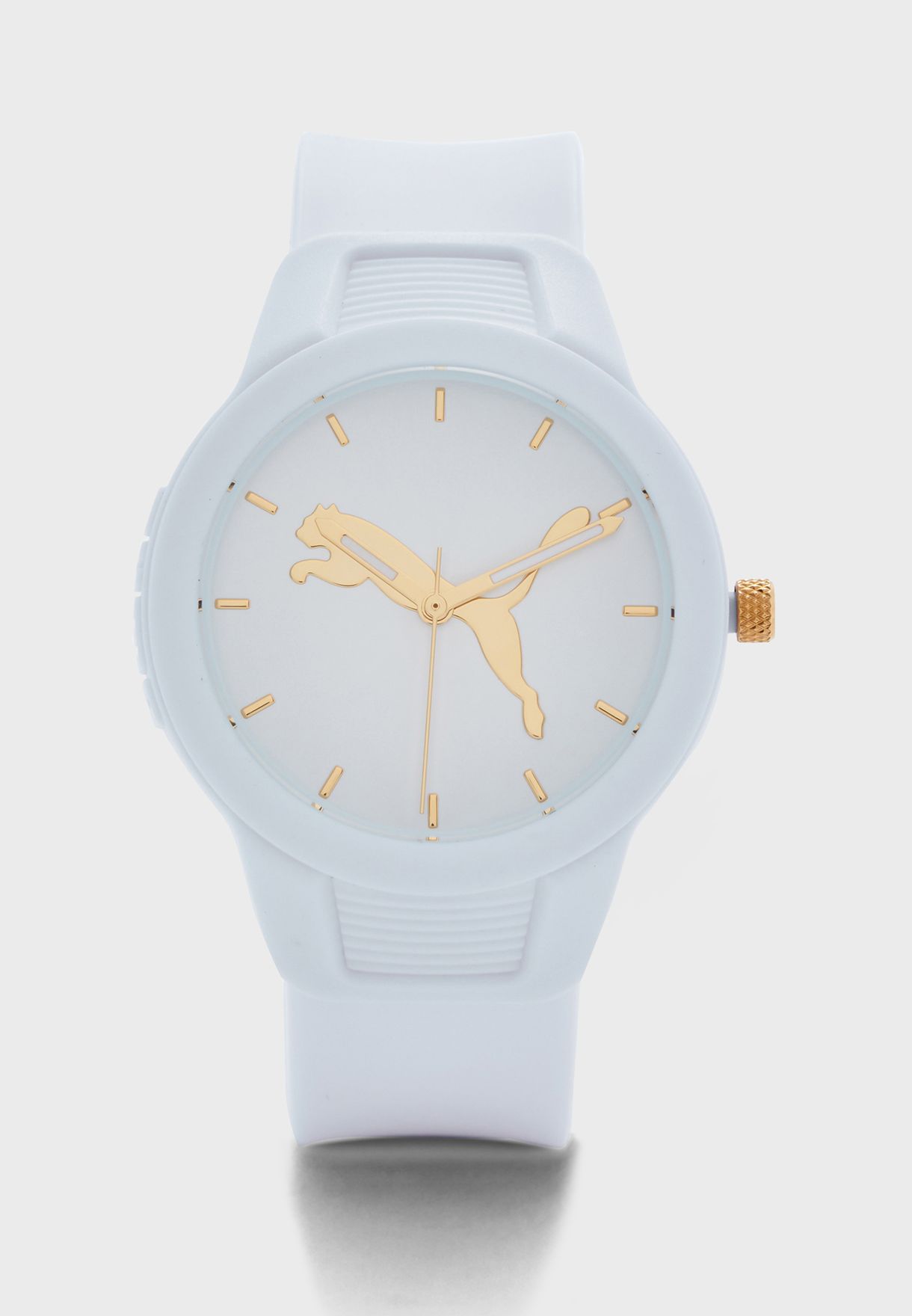 puma watch white colour