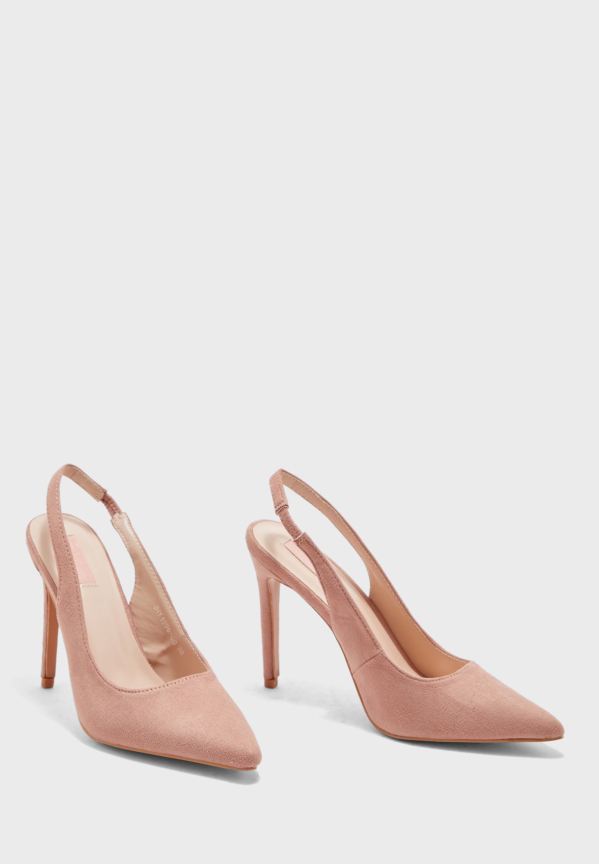 pink slingback heels