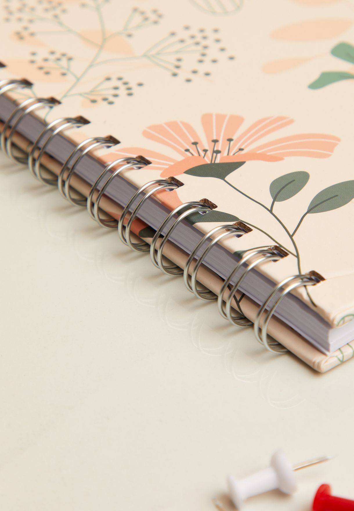 A4 Spiral Hardcover Notebook - Ditsy Floral