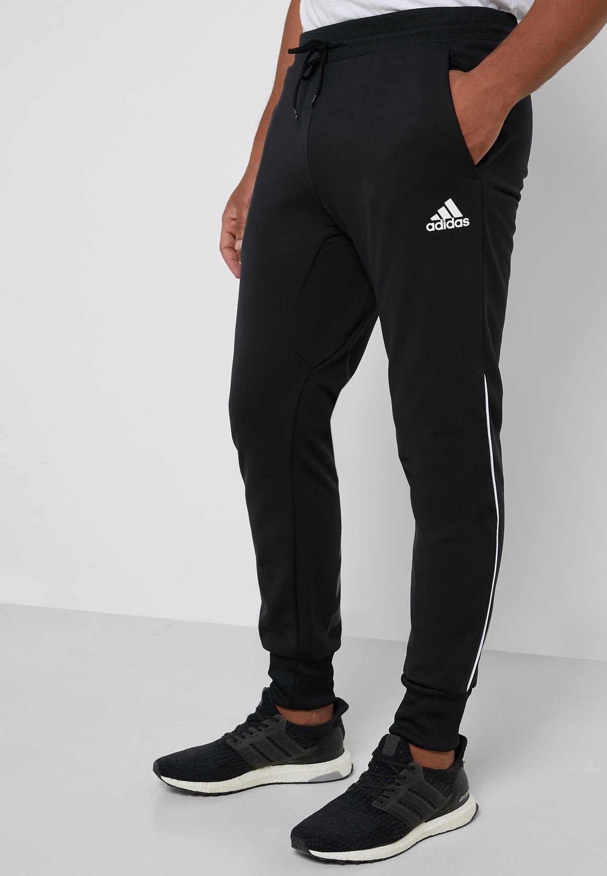 Buy adidas black Sport Sweatpants for 
