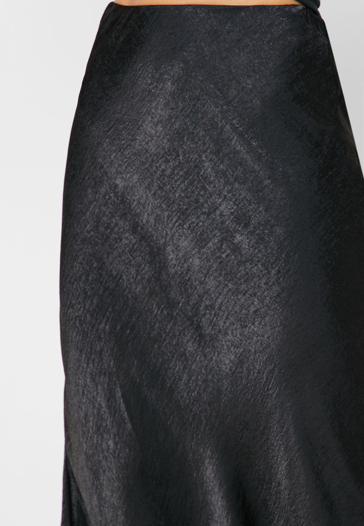 black satin skirt cotton on