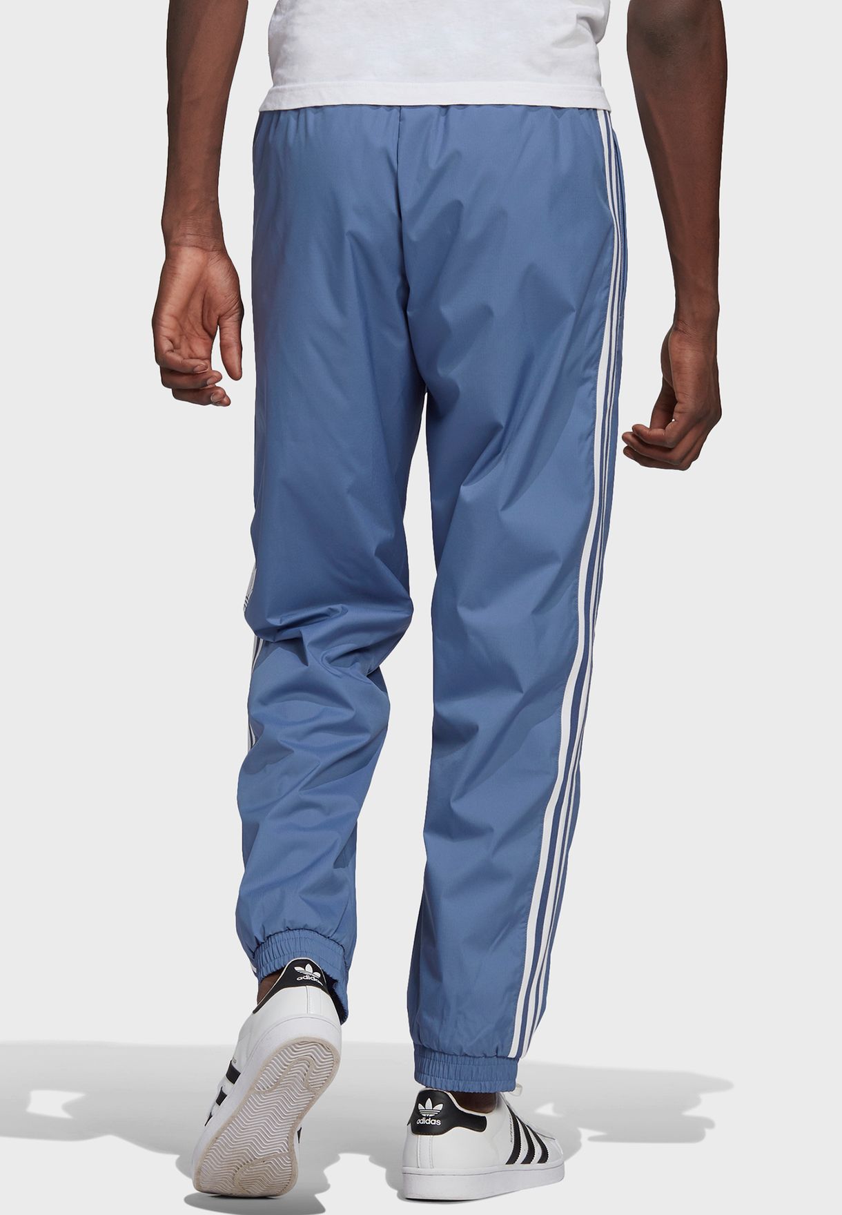 3d trefoil 3 stripe track pants