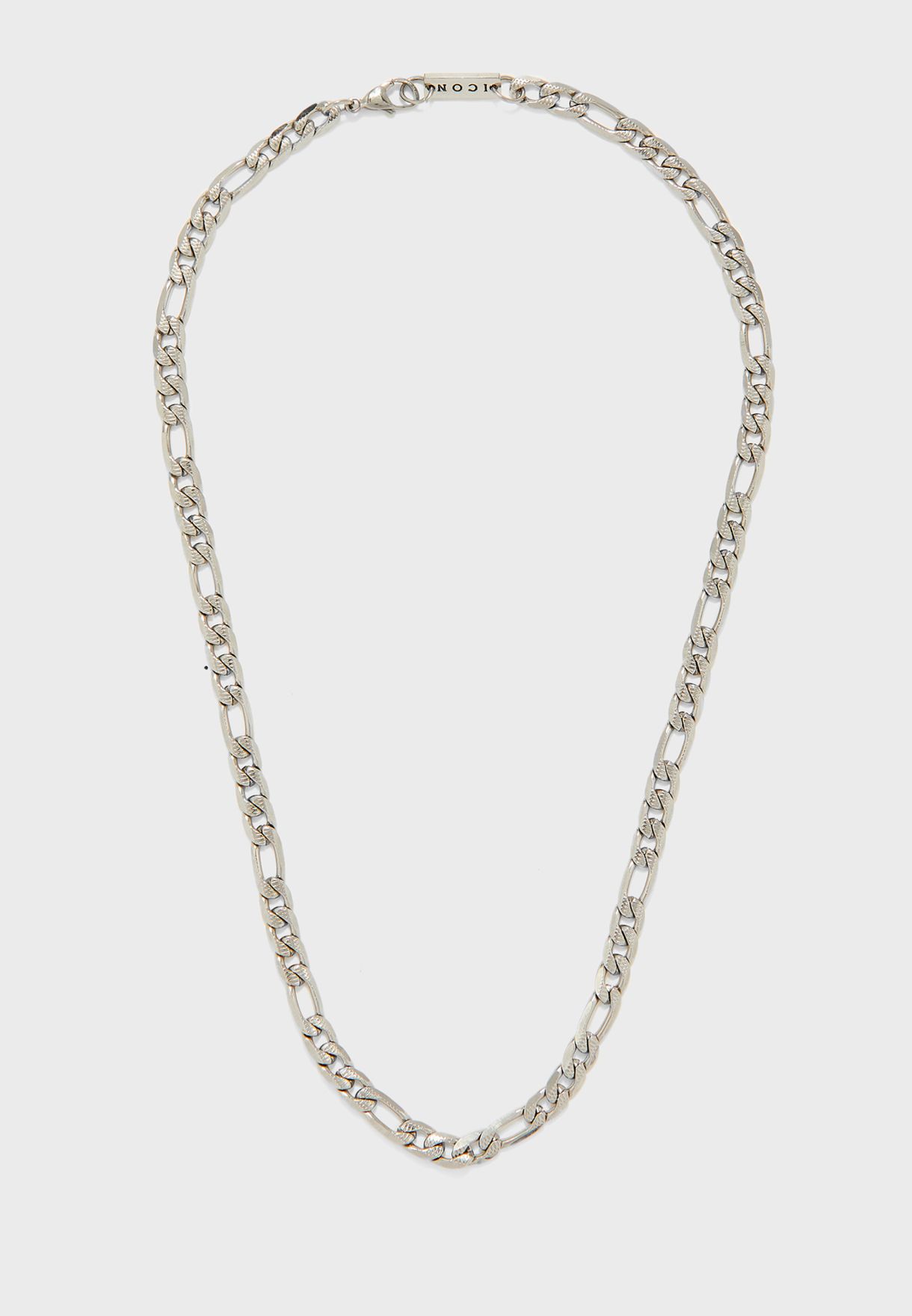 Buy Icon silver Figaro Chain Necklace for Men in Manama, Riffa