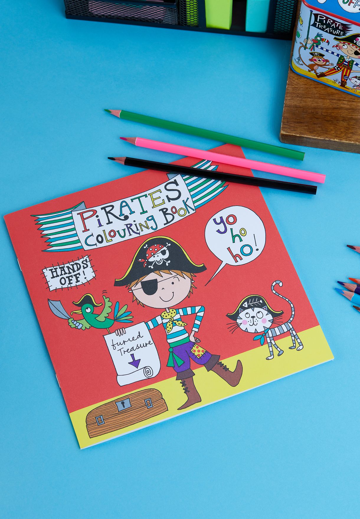 Pirate Square Colouring Book