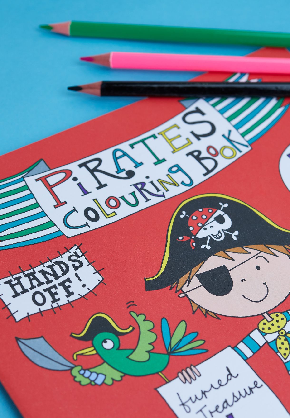 Pirate Square Colouring Book