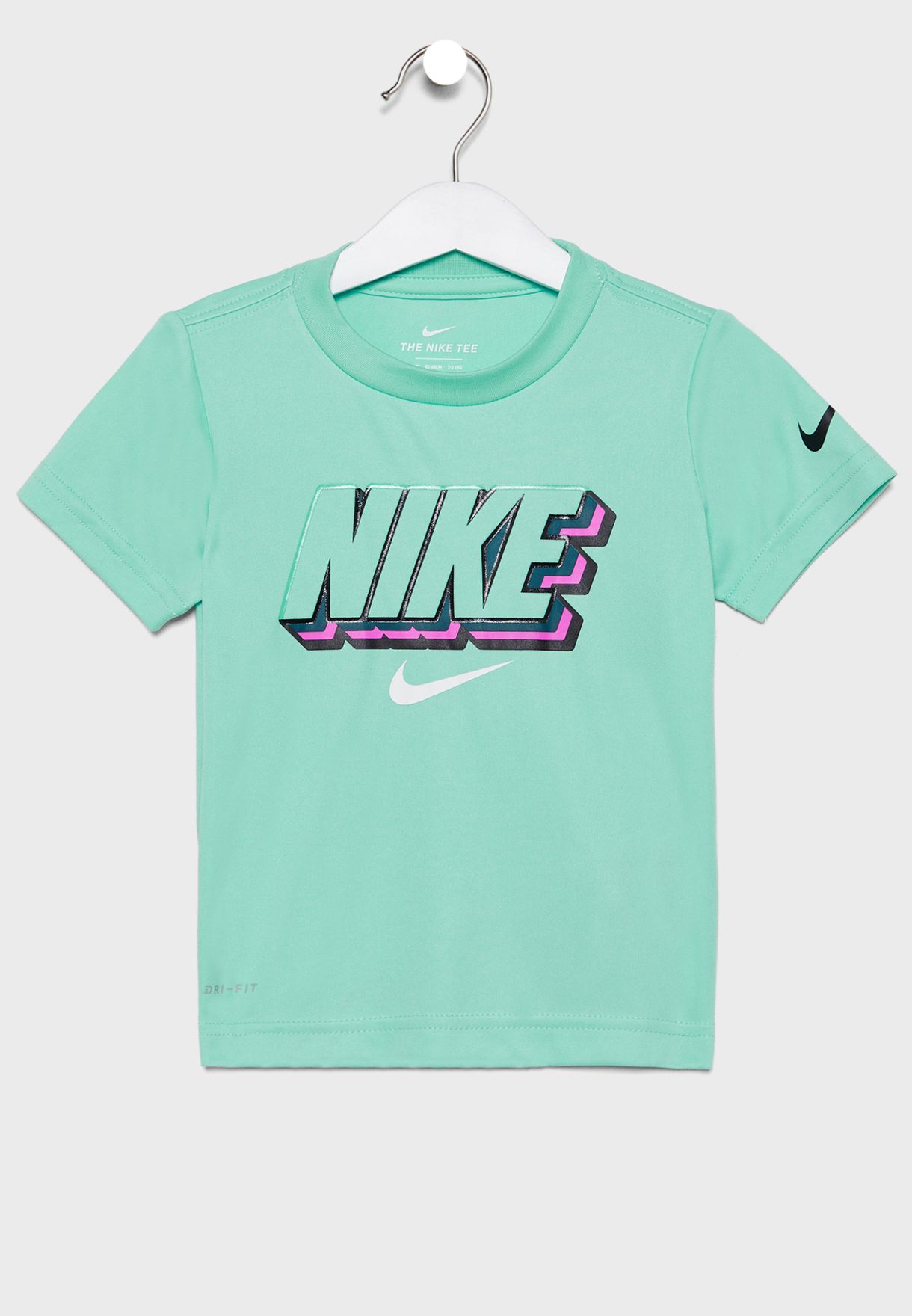 Nike green Kids Knockout Block T-Shirt 