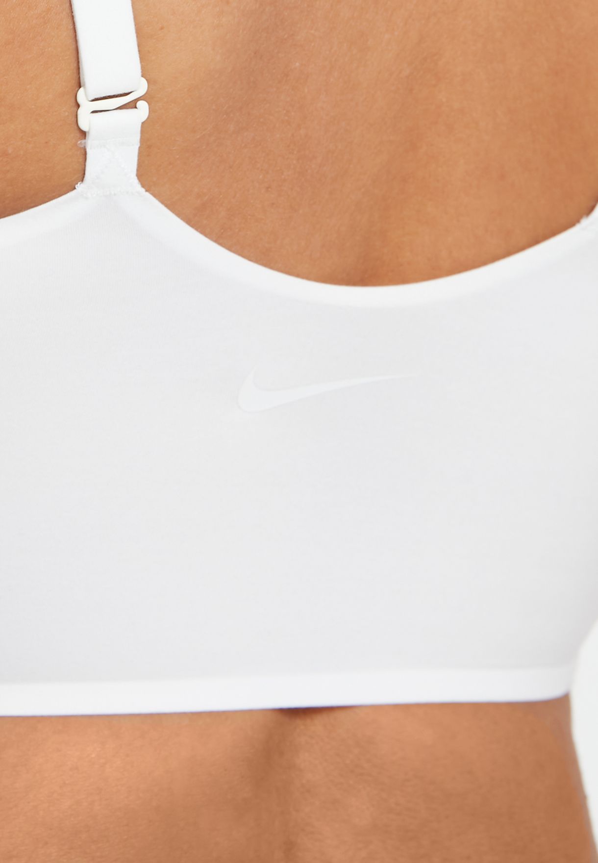 Buy Nike white Indy Luxe Bra for Women in MENA, Worldwide