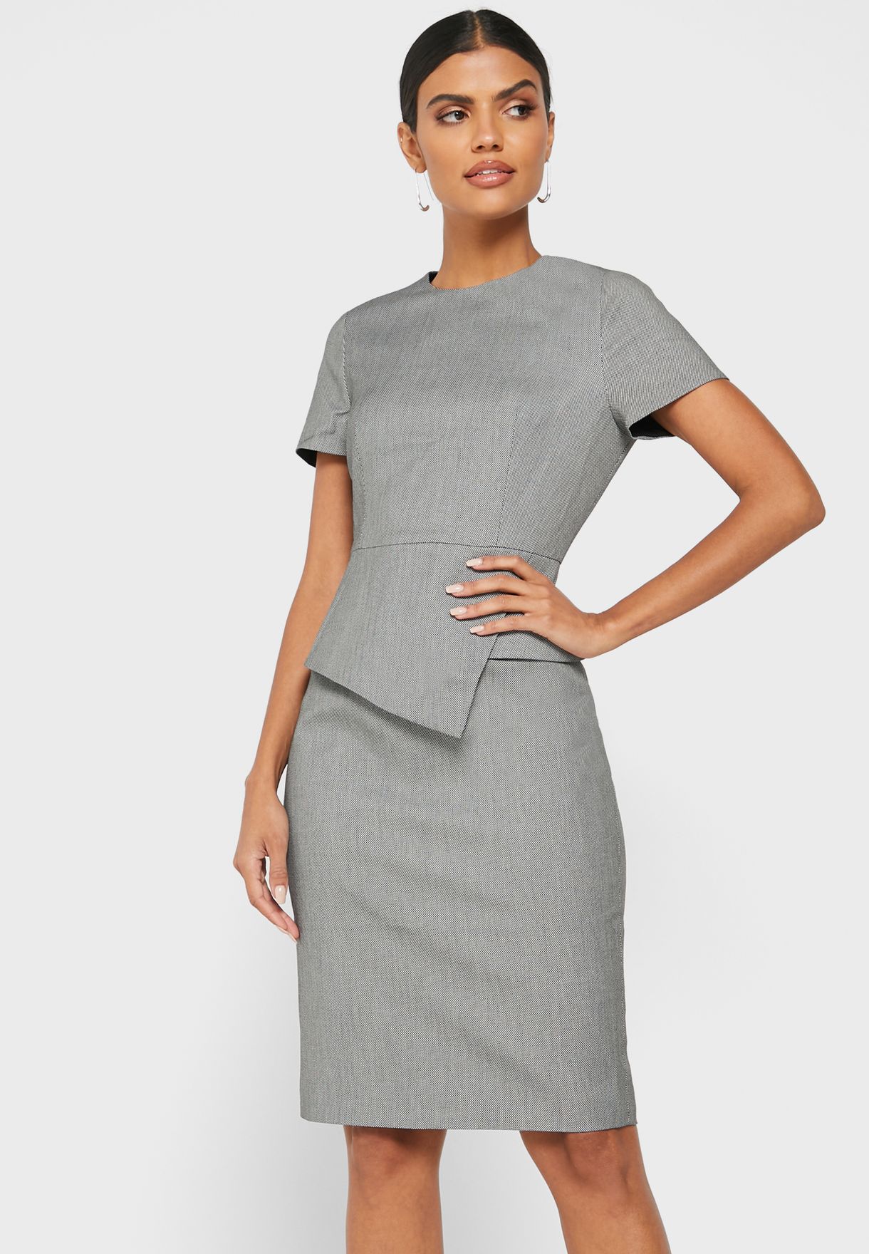 ted baker asymmetric dress