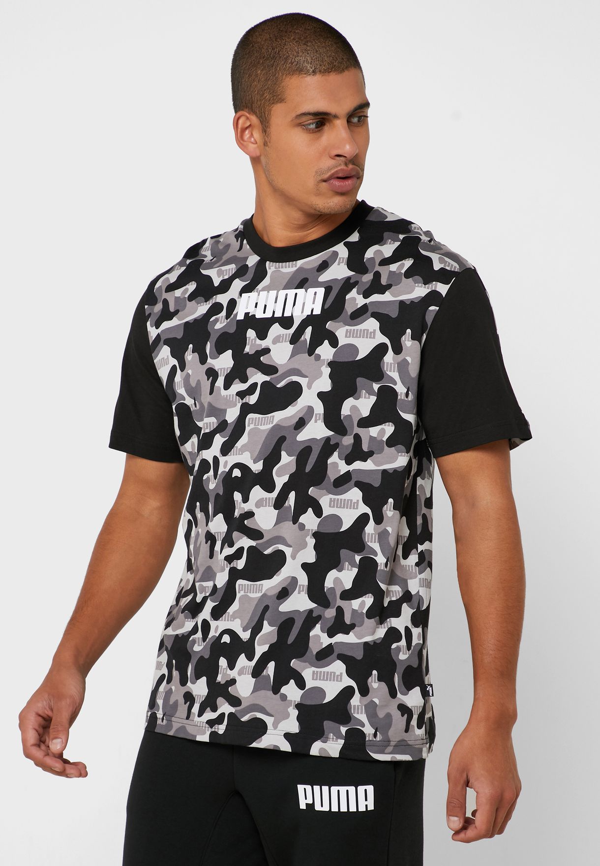 puma camouflage t shirt
