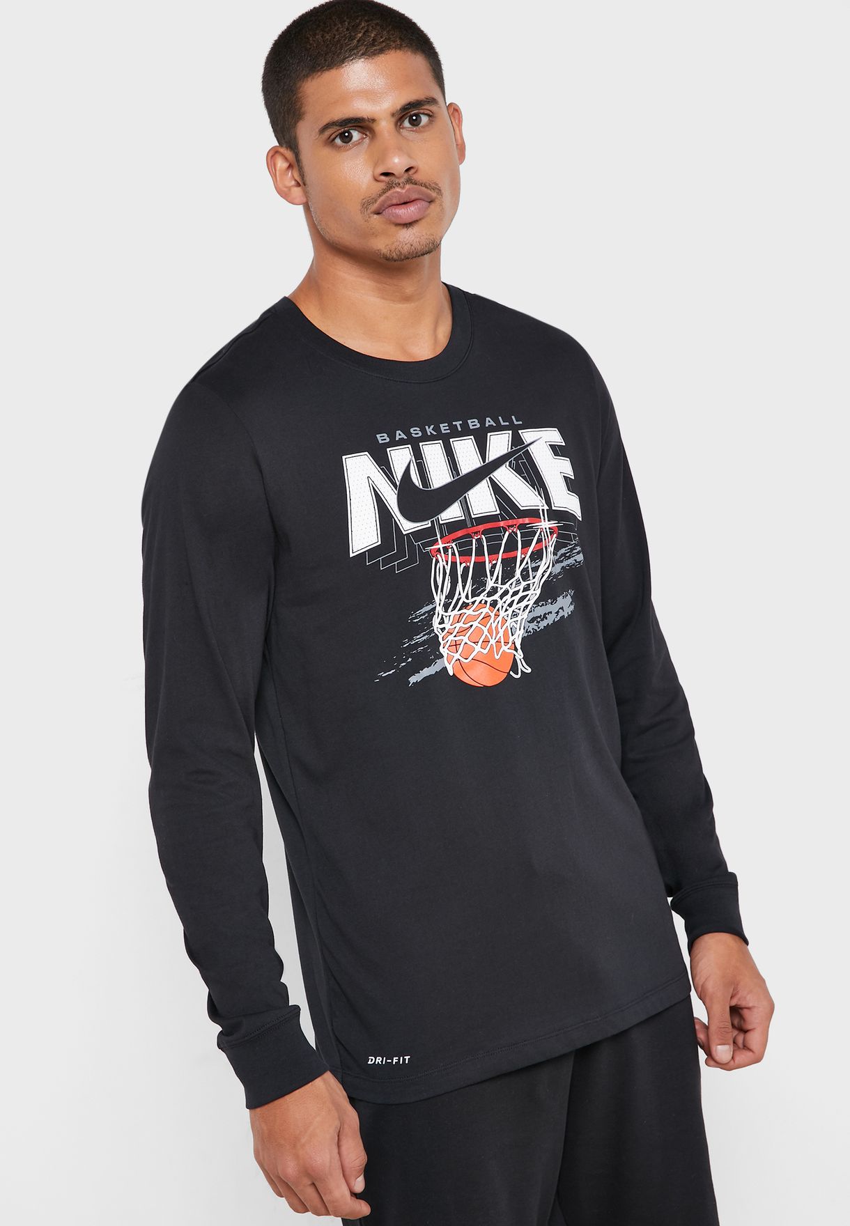 nike black dri fit