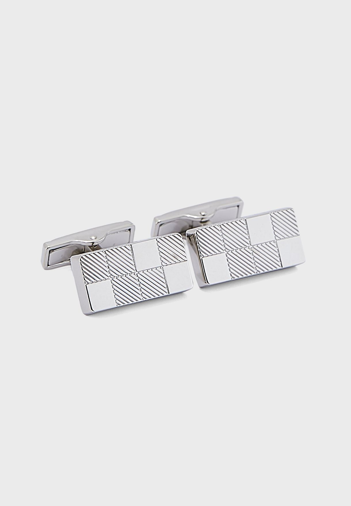 Checkyu House Check Cufflinks