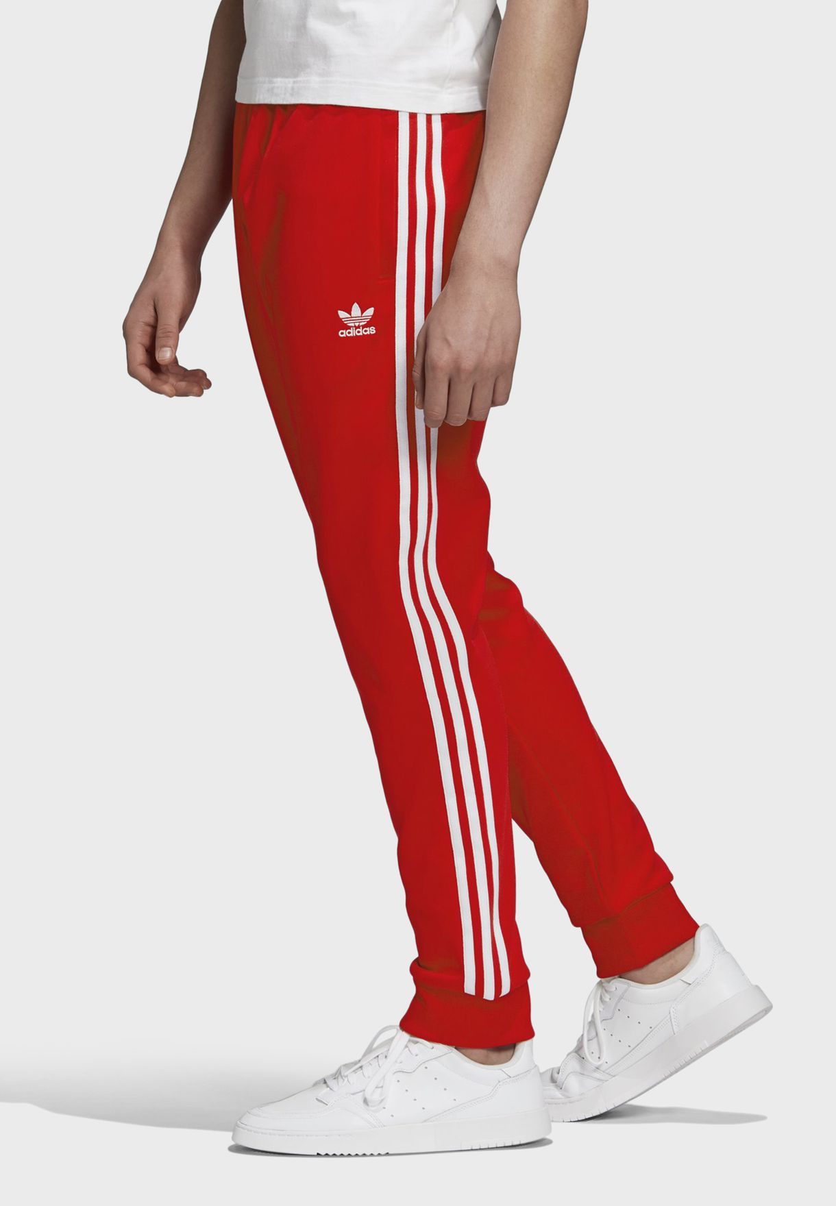 Buy adidas Originals red adicolor Superstar Sweatpants for Kids in ...