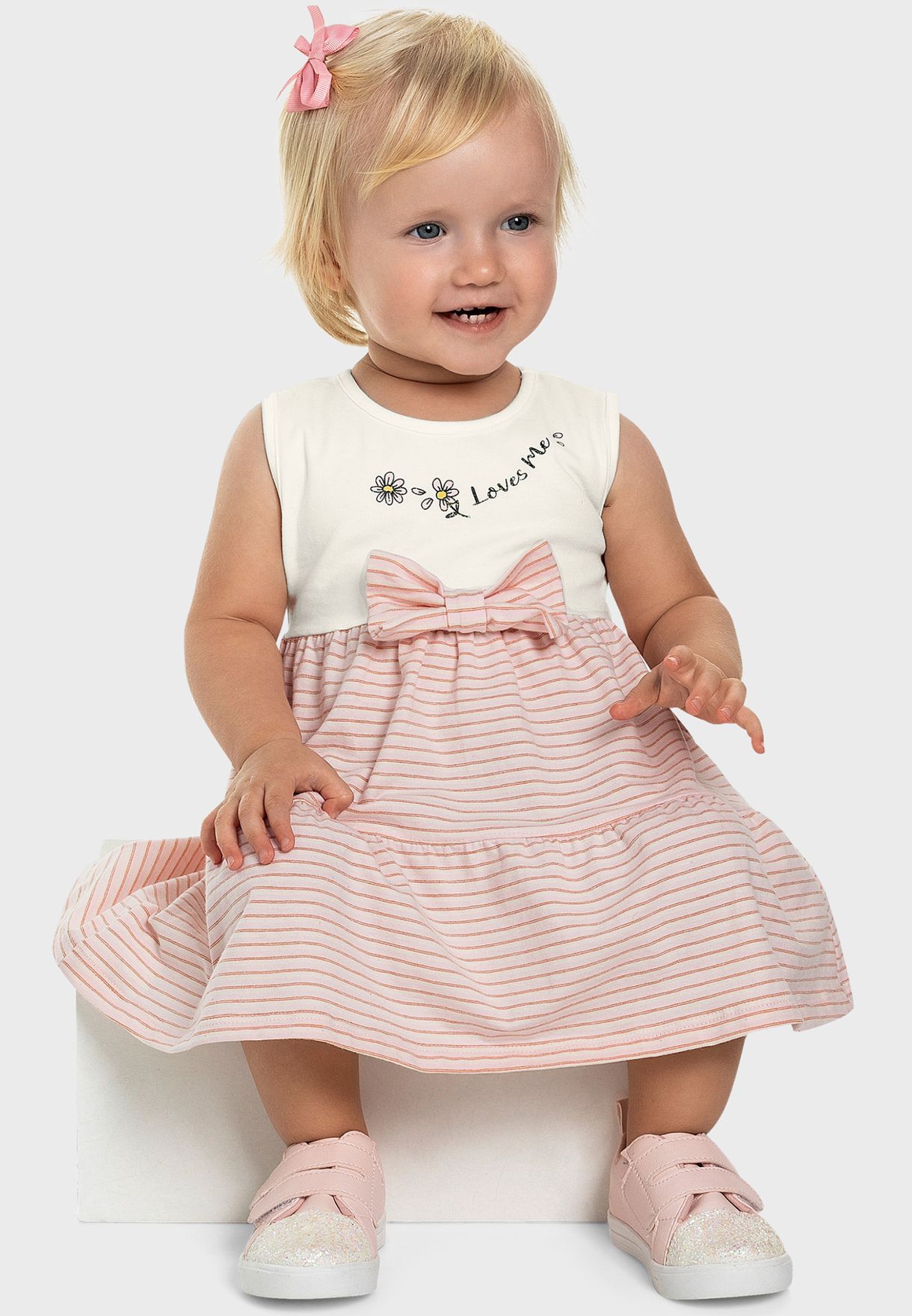 Infant Printed Midi Dress
