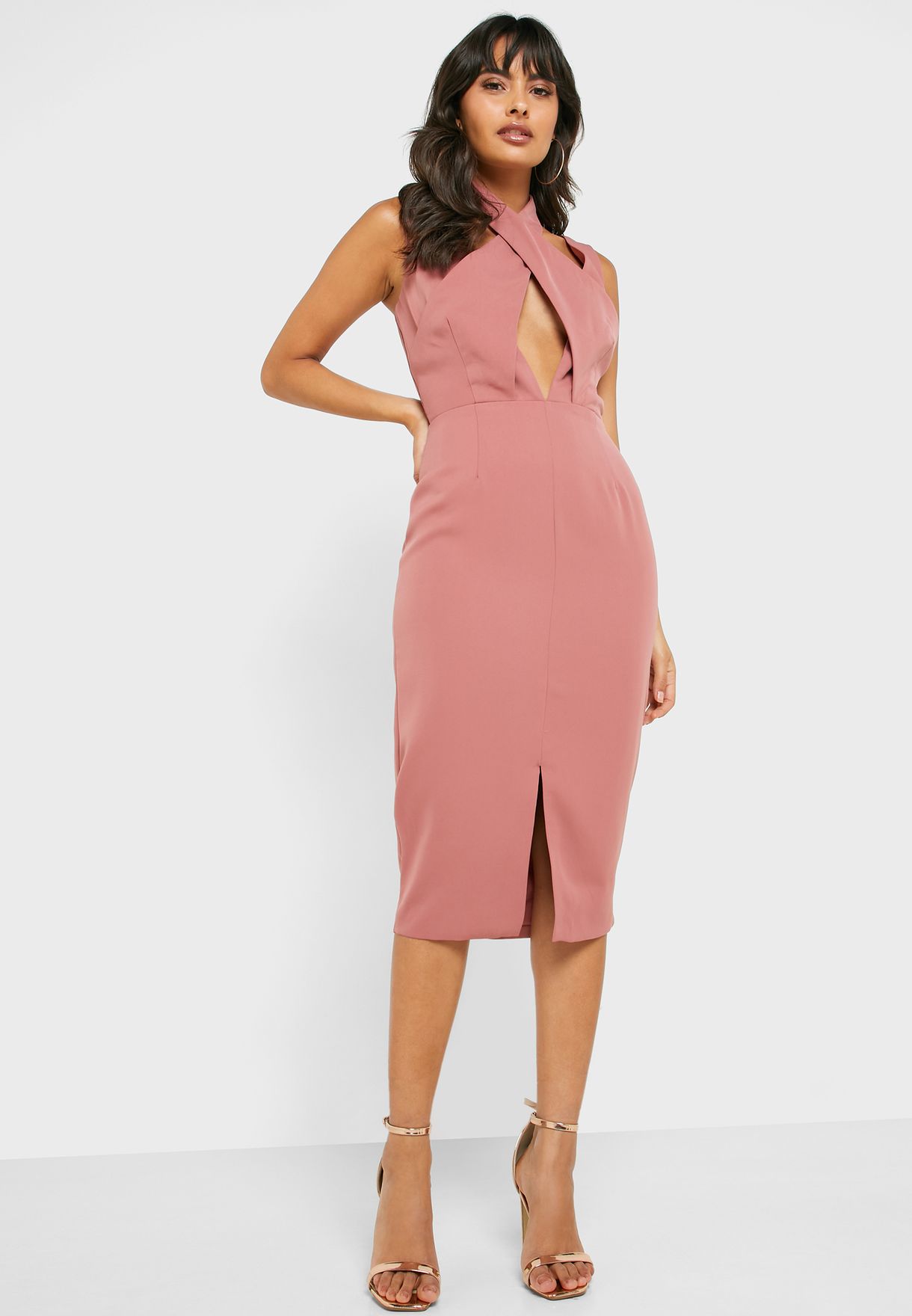 pink lavish alice dress