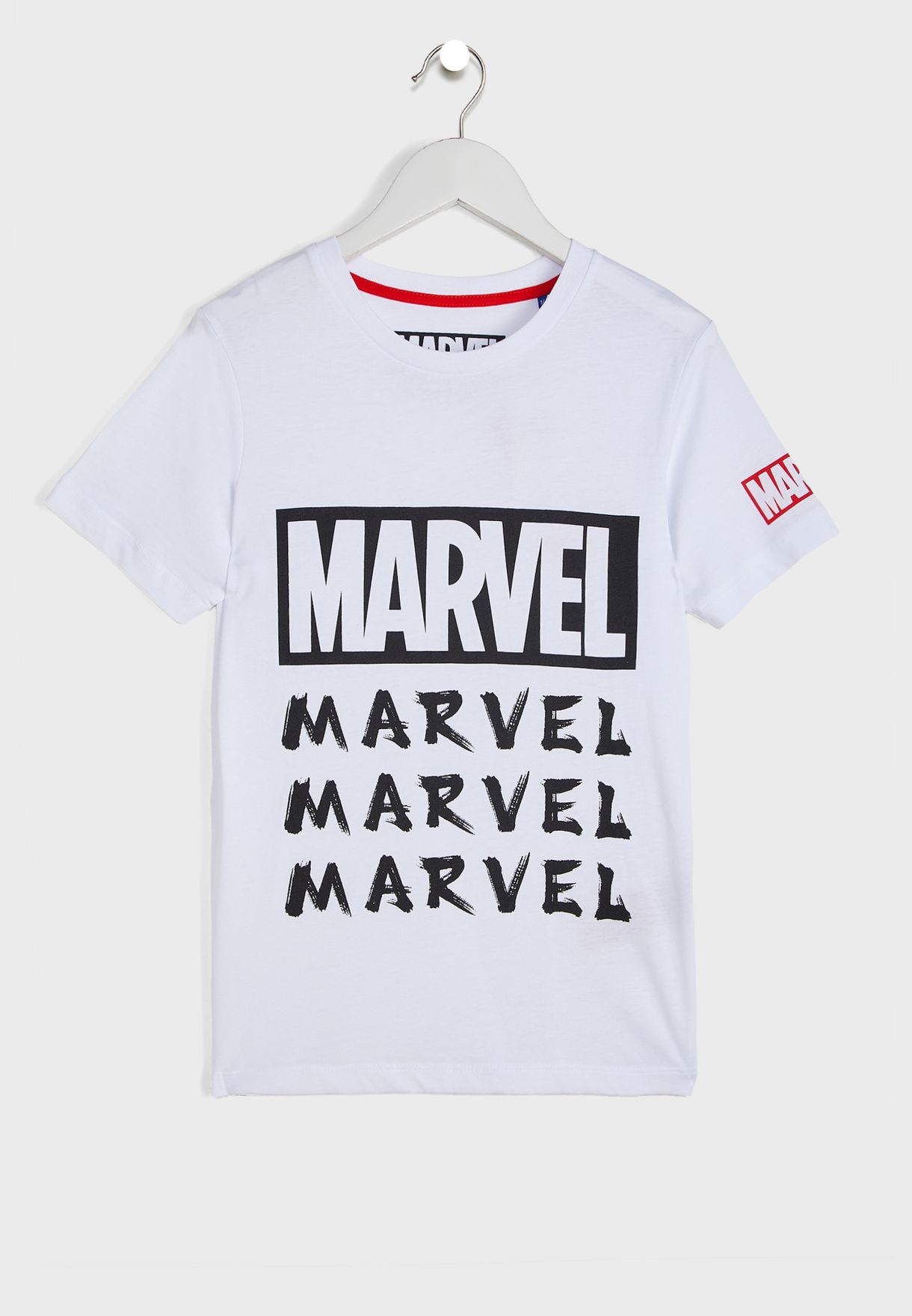 Youth Marvel Crew Neck T-Shirt