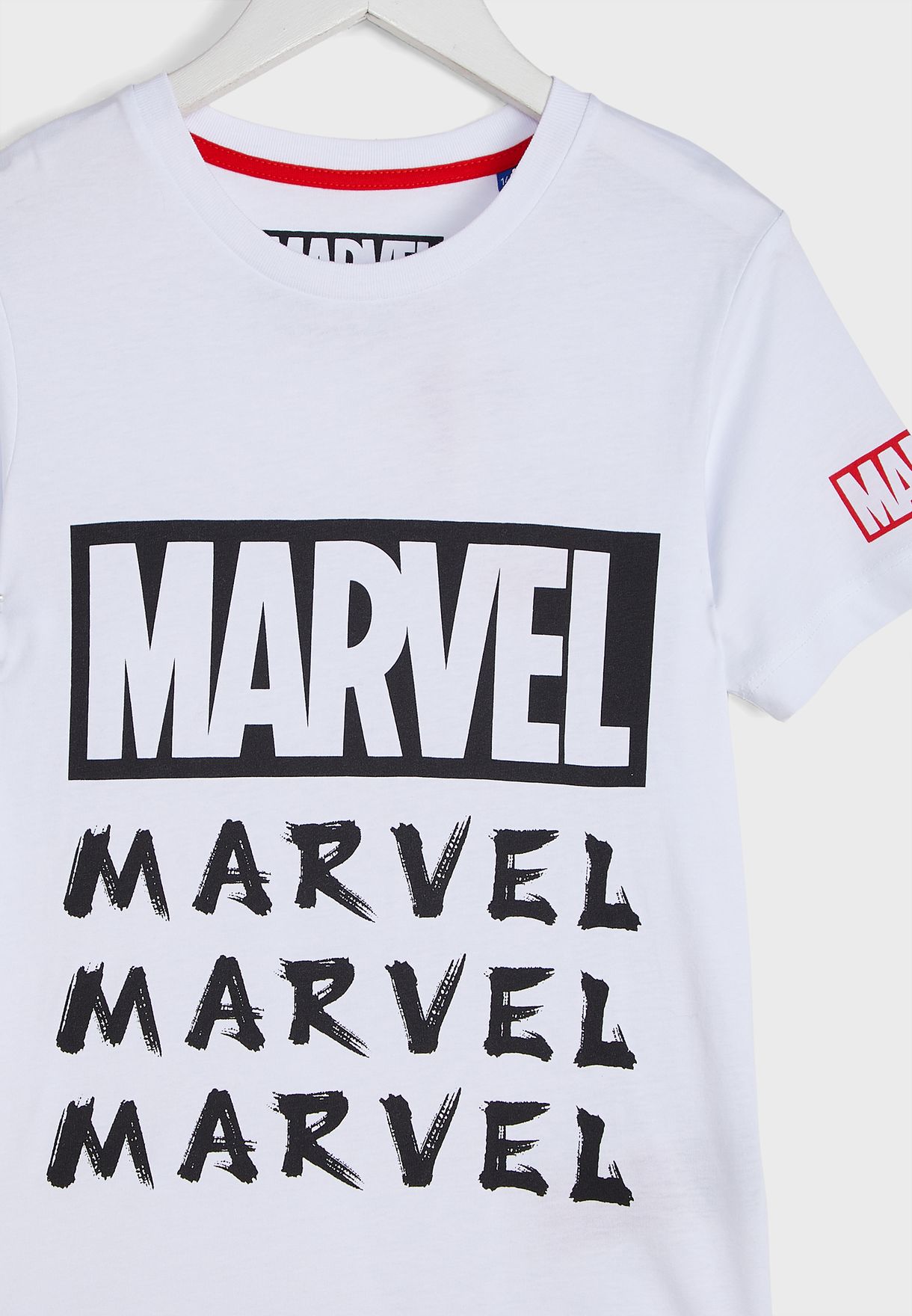 Youth Marvel Crew Neck T-Shirt