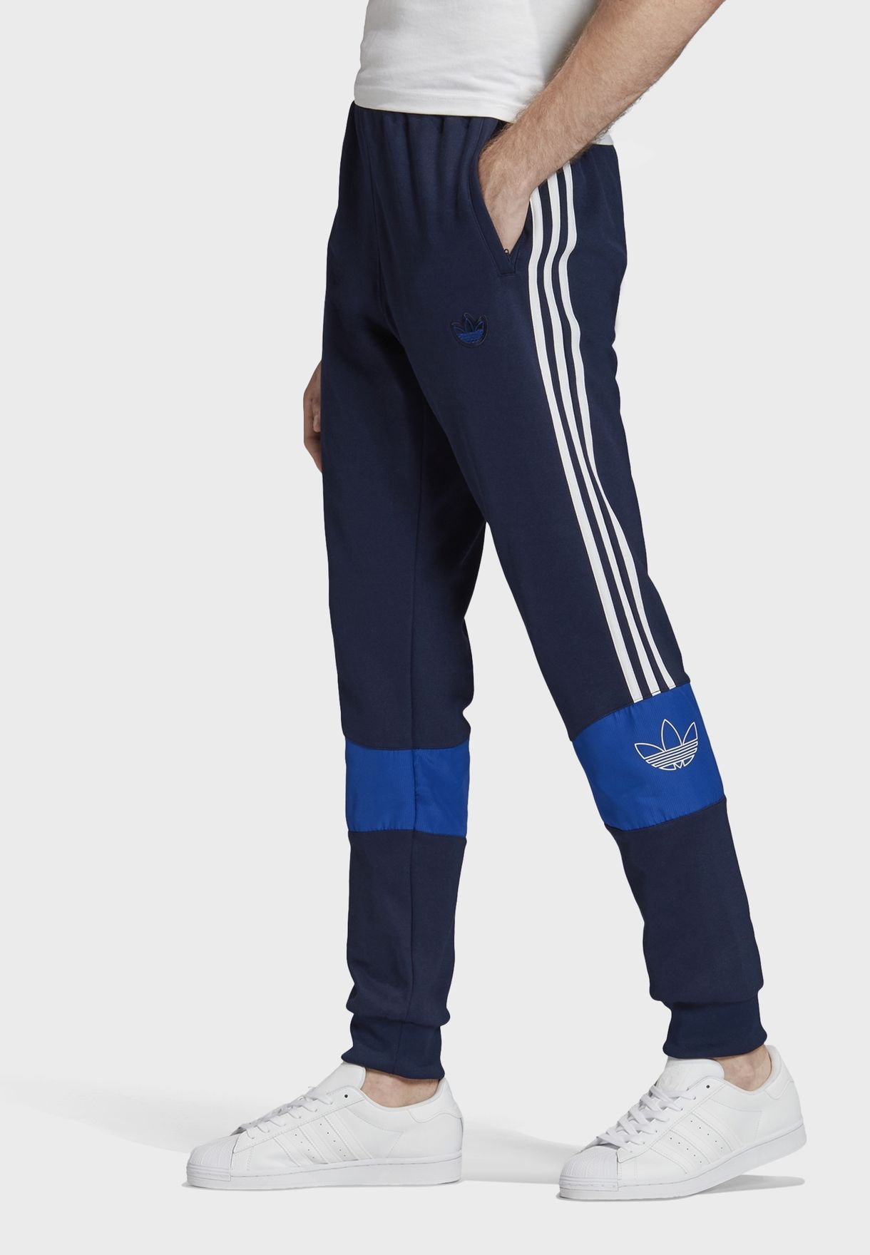 Buy adidas Originals navy Bandrix Track Pants for Men in MENA ... كرتون اسنان